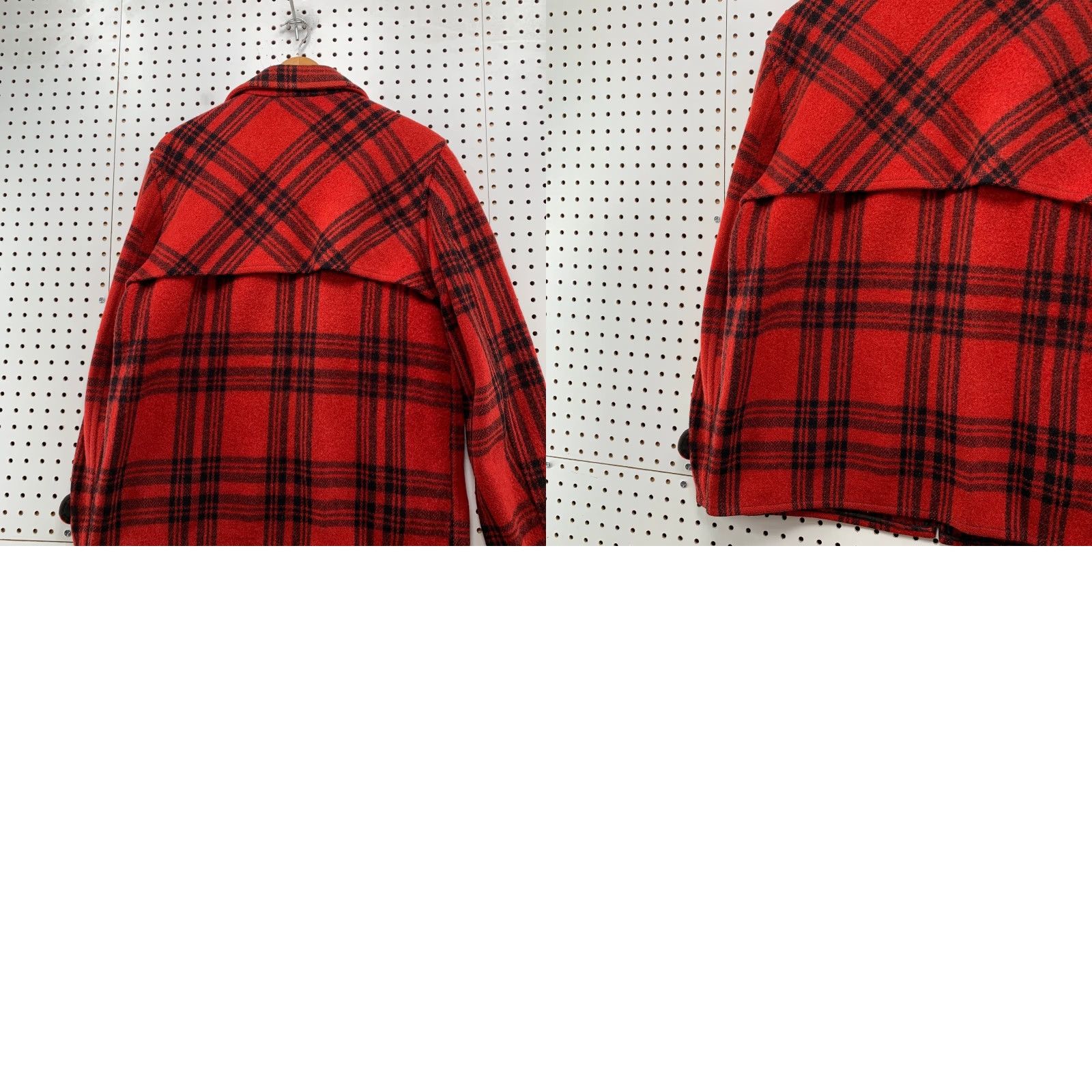 Vintage VINTAGE Hercules Wool Jacket Mens M Red Buffalo Plaid Hunting Western 60s 50s Bomber Jacket Wool Pattern Modern Size US M / EU 48-50 / 2 - 10 Thumbnail