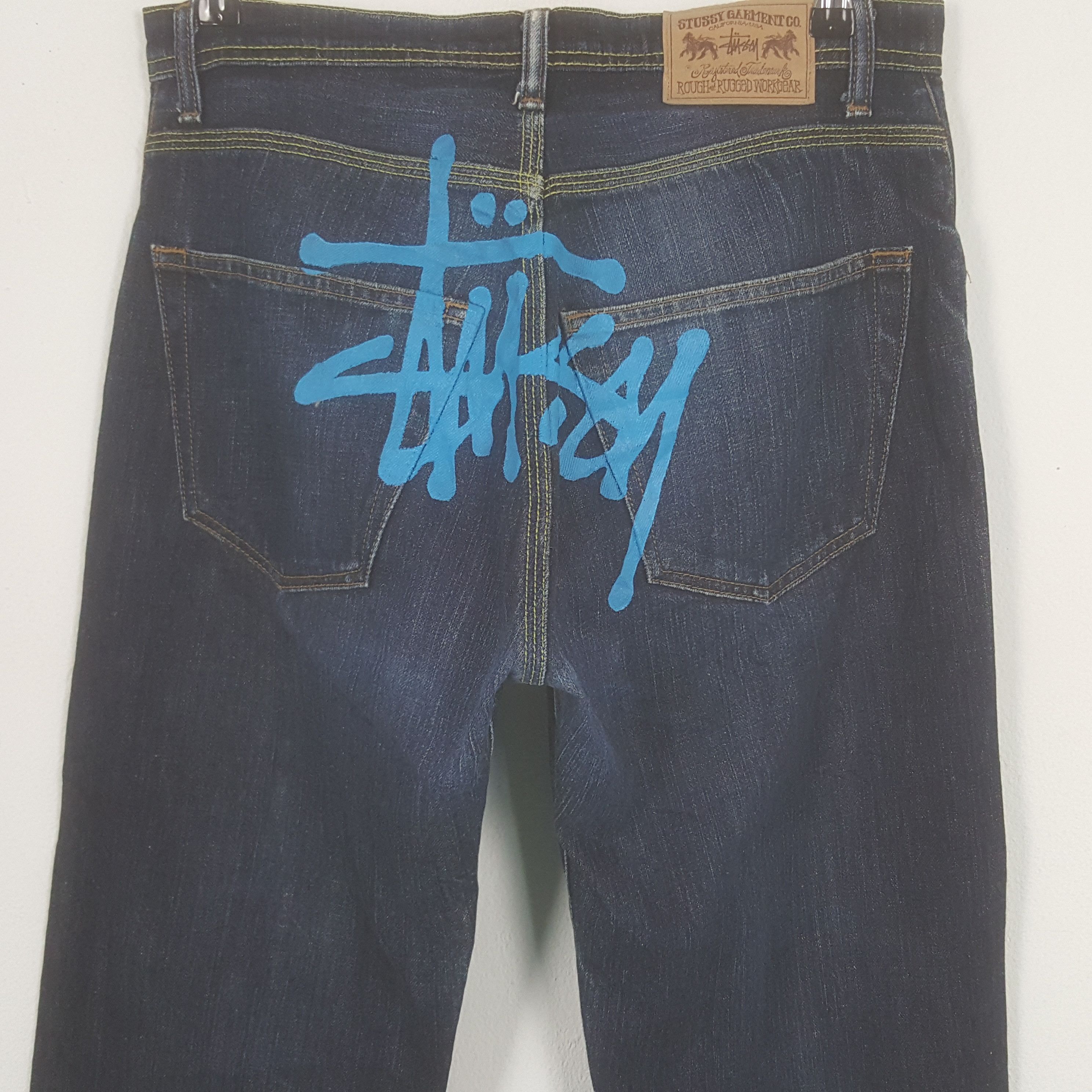 Stussy Vintage Stussy American Streetwear Style Denim Jeans Size US 32 / EU 48 - 2 Thumbnail