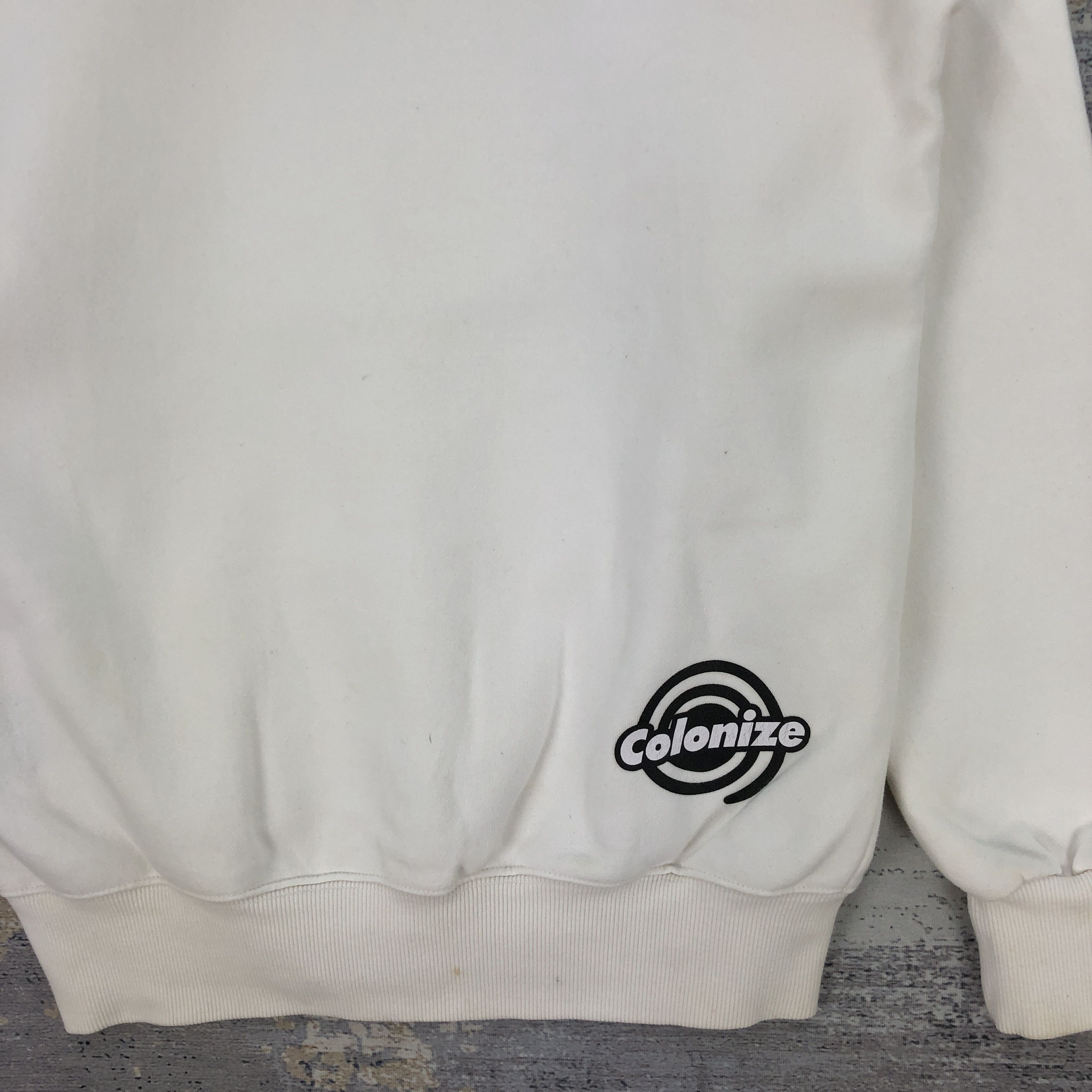 Japanese Brand × Vintage Colonize Sweater Hoodie Colonize Japanese Sweatshirt Hooded Size US M / EU 48-50 / 2 - 9 Thumbnail