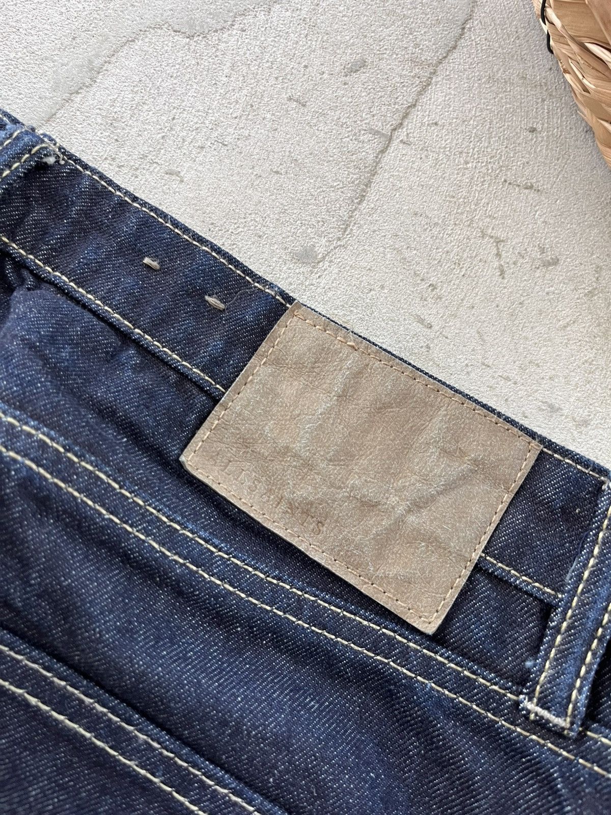 Allsaints Vintage AllSaints Jack Navy luxury Slim Selvedge Denim Jeans Size US 32 / EU 48 - 16 Thumbnail