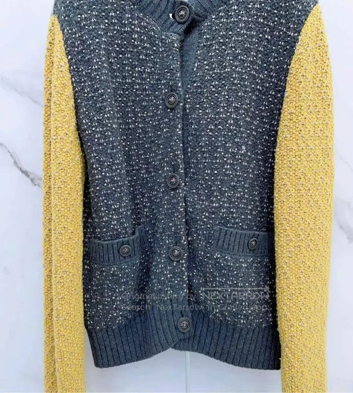Chanel Chanel Color Block Cashmere Blend Cardigan . Size S / US 4 / IT 40 - 3 Thumbnail