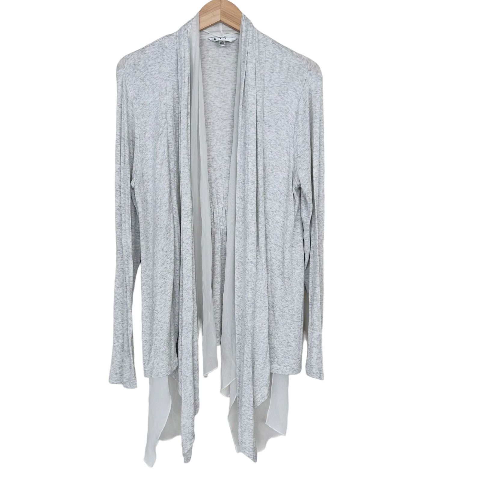 Other Cabi Dream Cardigan Light Gray Open Front Sz L Style 344 Size L / US 10 / IT 46 - 5 Thumbnail