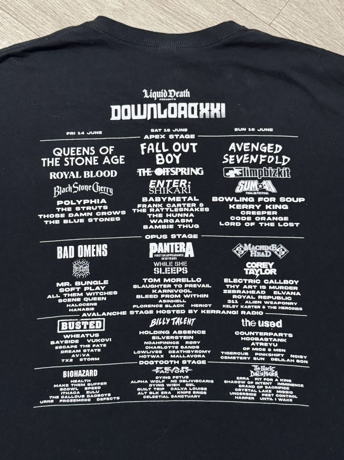 Band Tees 🔷Official Download Festival 2024 Bands Graphic T-shirt🔷 Size US XXL / EU 58 / 5 - 4 Thumbnail