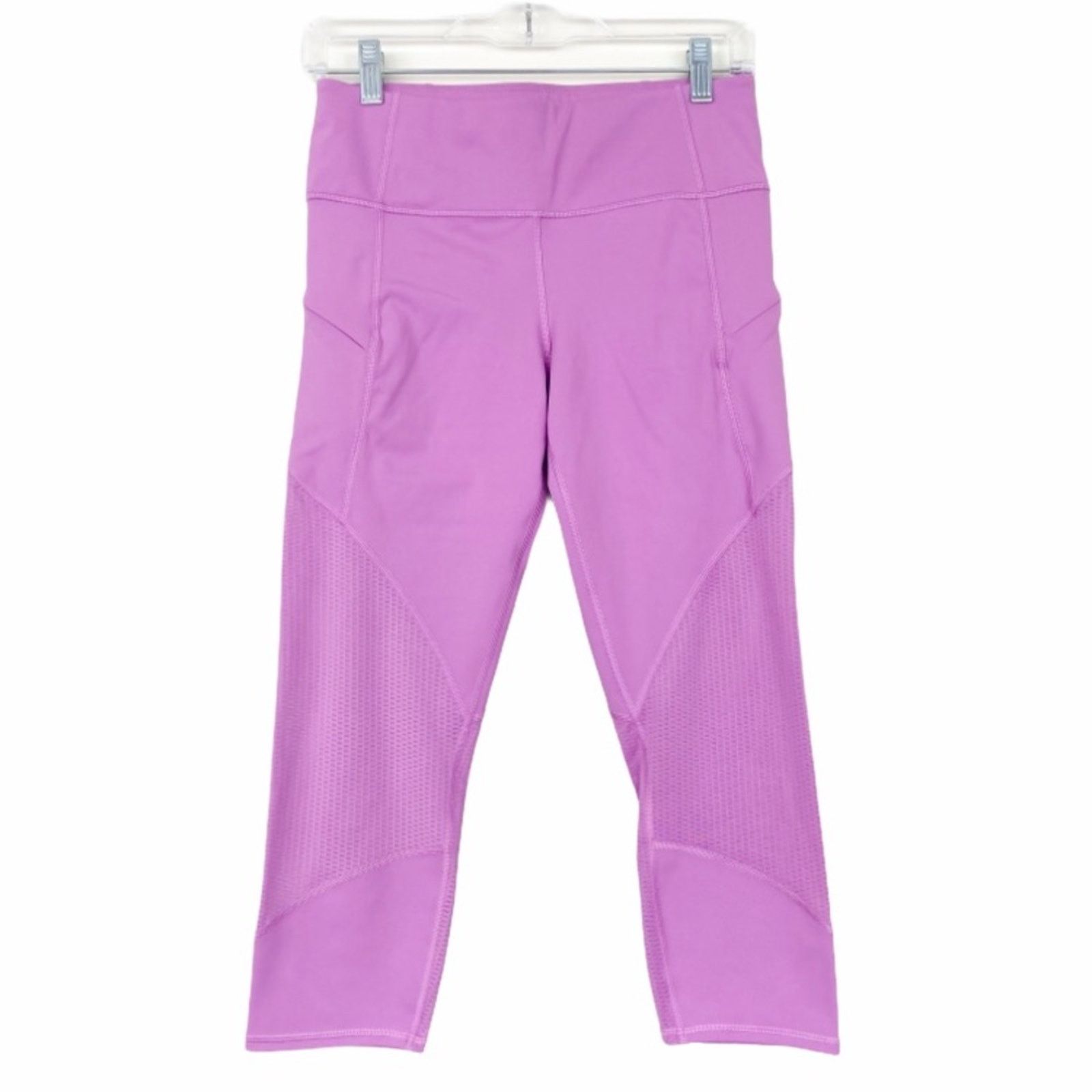 Other Athleta Mesh Contenter Capri Leggings Violet Blush Sz S Size 27" / US 4 / IT 40 - 10 Thumbnail