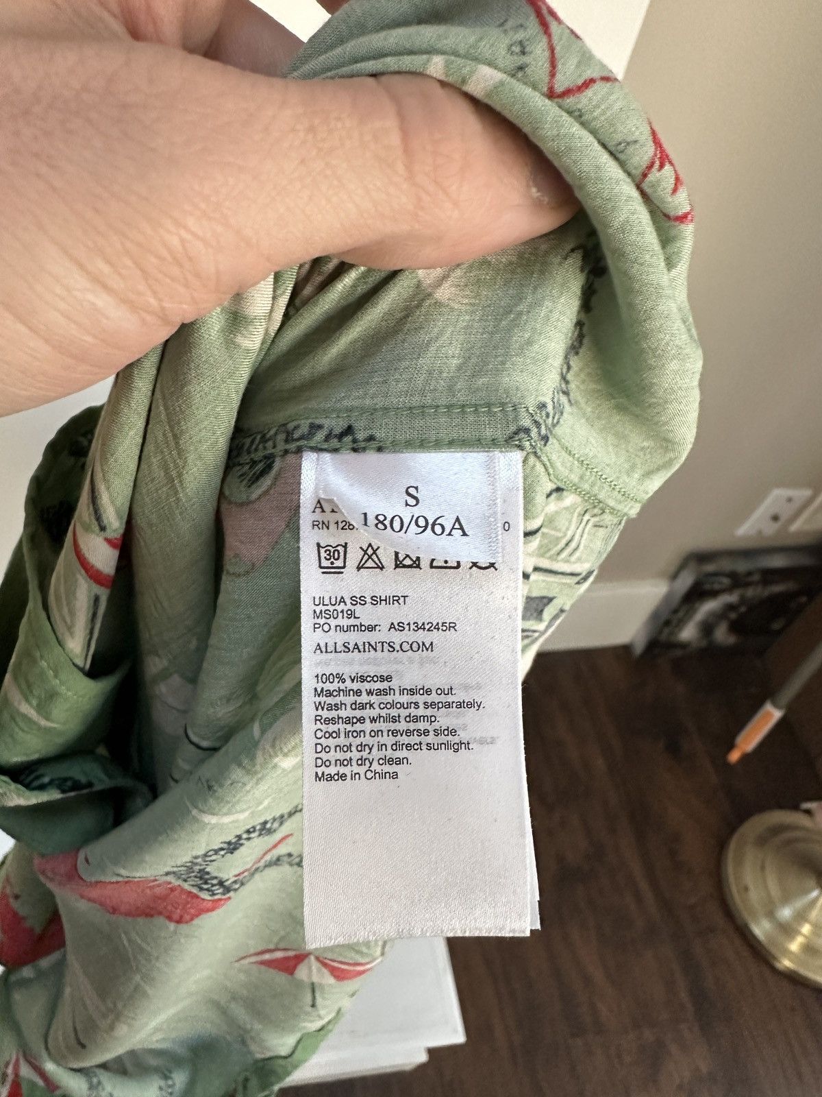 Allsaints Ulua SS Shirt Size US S / EU 44-46 / 1 - 4 Thumbnail