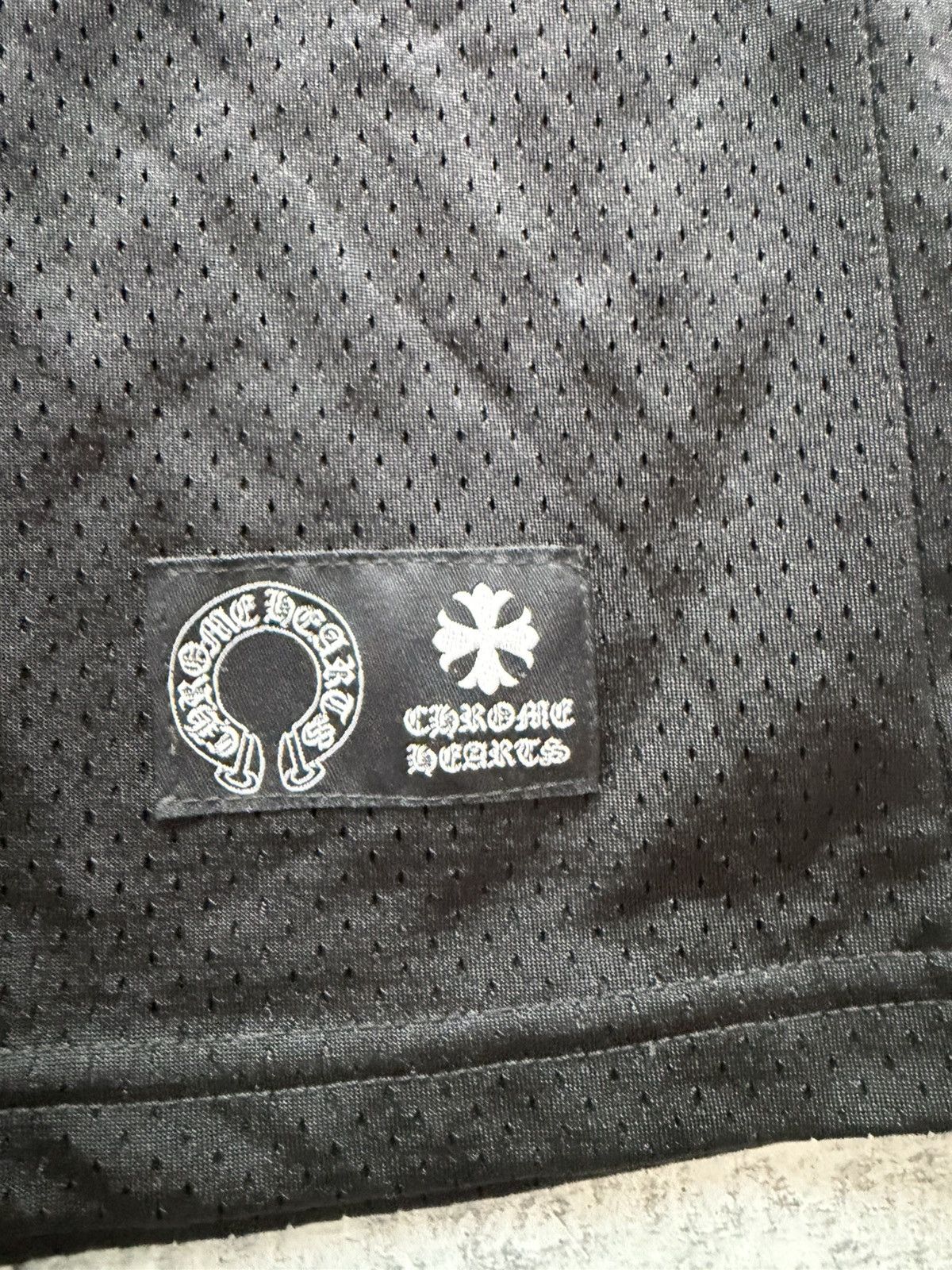 Chrome Hearts Chrome Heart Black Longsleeve Mesh Jersey Size US L / EU 52-54 / 3 - 4 Thumbnail
