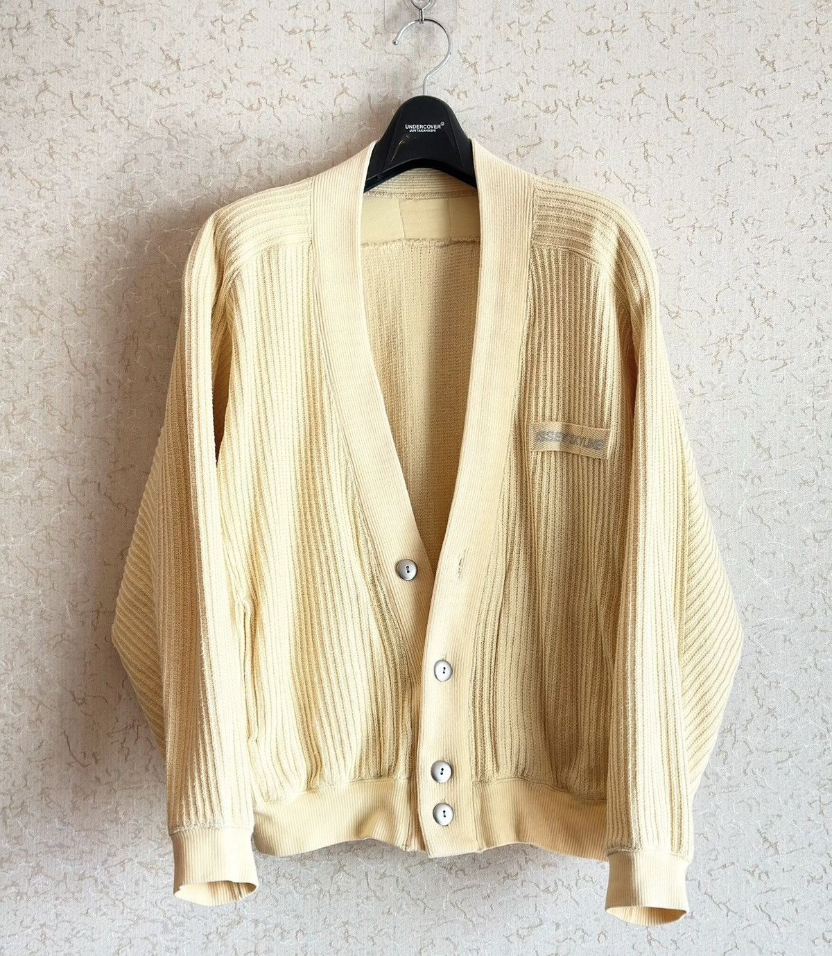 Issey Miyake Issey Miyake 90s Creamy Cardigan Jacket Size US M / EU 48-50 / 2 - 1 Thumbnail