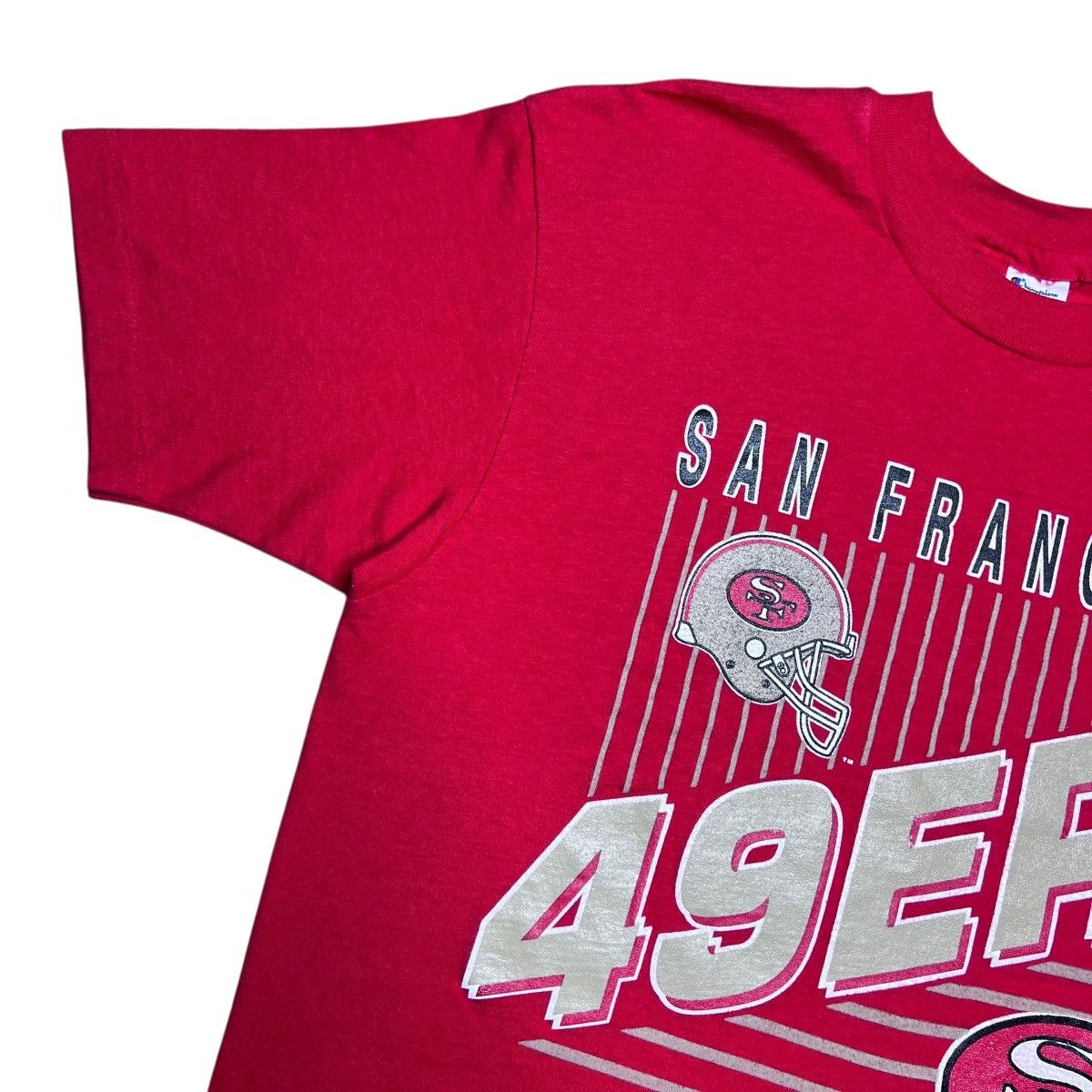 Champion 1980s NFL San Francisco 49ers Spell Out Champion Graphic Tee Size US L / EU 52-54 / 3 - 6 Thumbnail