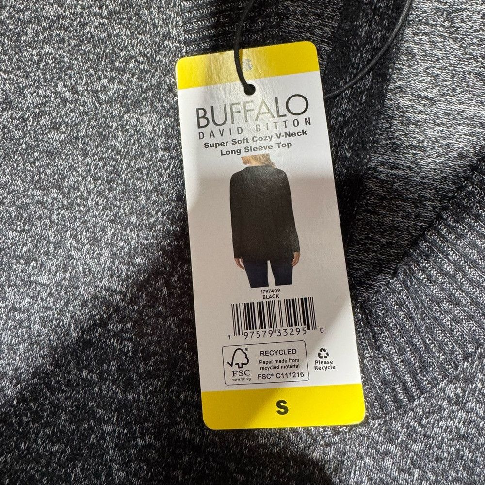 Buffalo David Bitton NWT New Buffalo David Bitton Super Soft Cozy V-Neck Long Sl Size S / US 4 / IT 40 - 7 Thumbnail