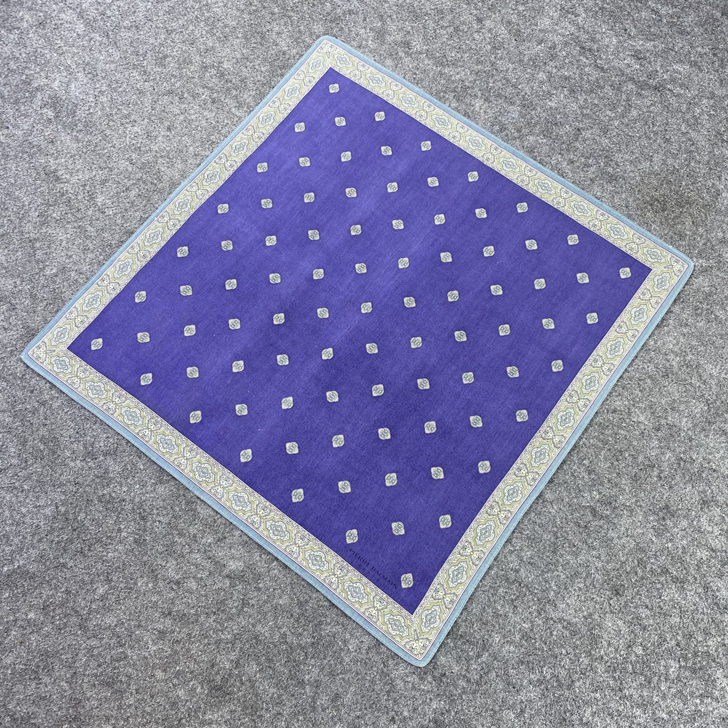Pierre Balmain Pierre Balmain Handkerchief / Bandana / Neckerchief-B1085 Size ONE SIZE - 4 Thumbnail