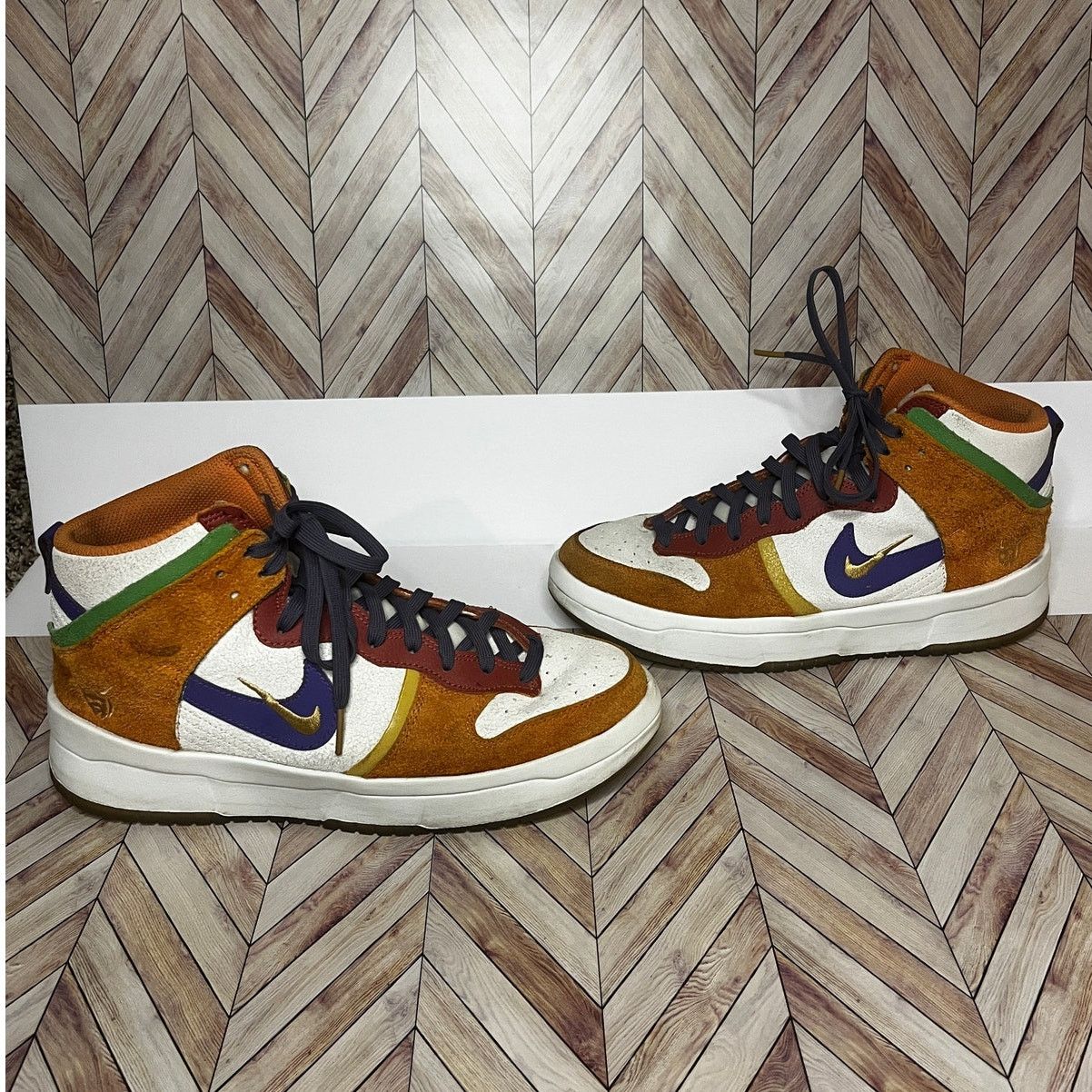 Nike Nike Dunk High Basketball Sneakers Setsubun Women's Size 10 Size US 10 / IT 40 - 2 Thumbnail
