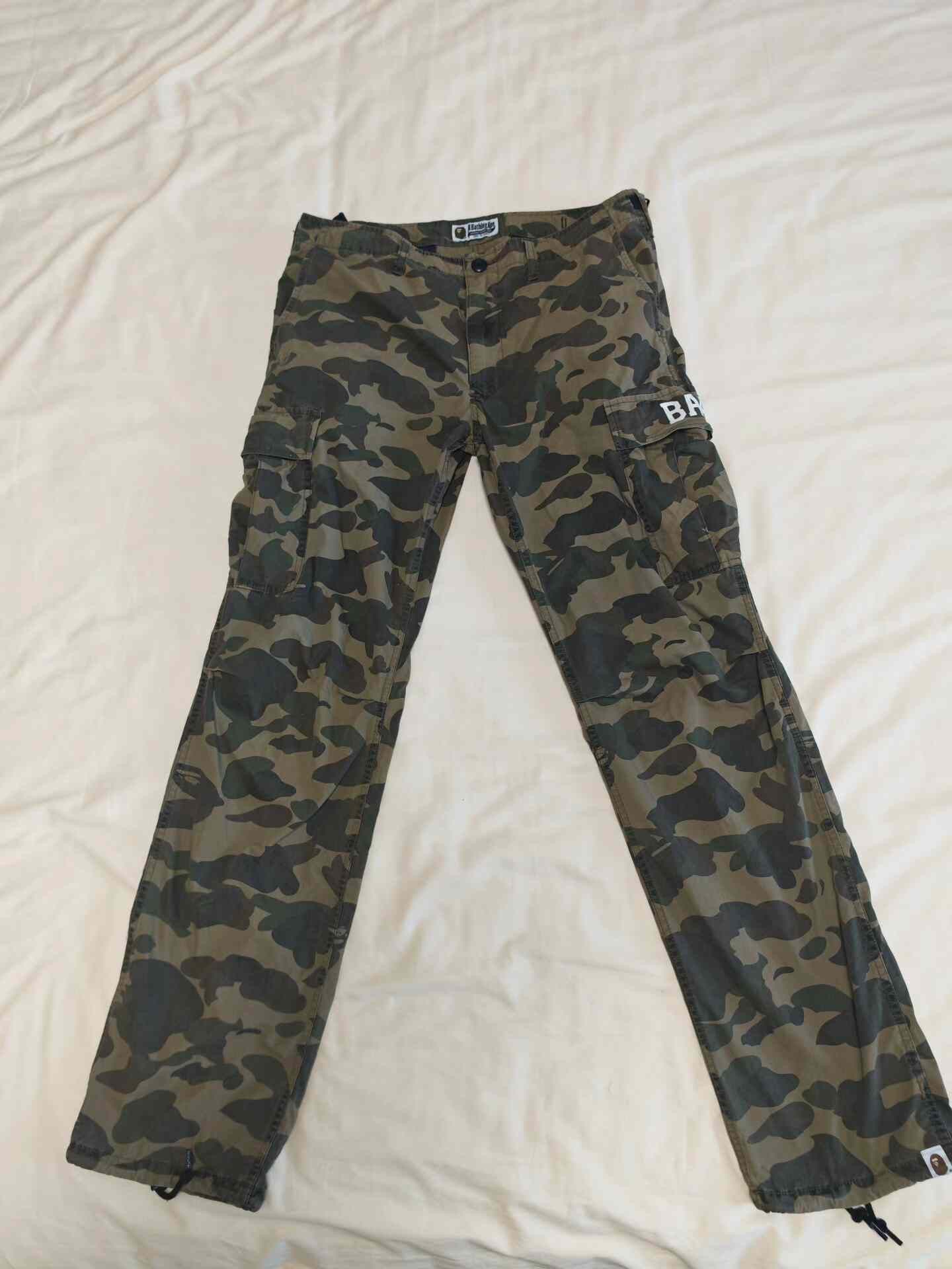 Bape Bape Green Casual Pants L Men Size US 34 / EU 50 - 1 Thumbnail