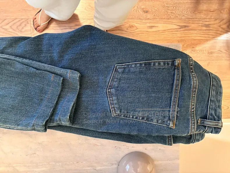 The Row The Row size 4 Blue Straight Leg Jeans Size 26" / US 2 / IT 38 - 7 Thumbnail