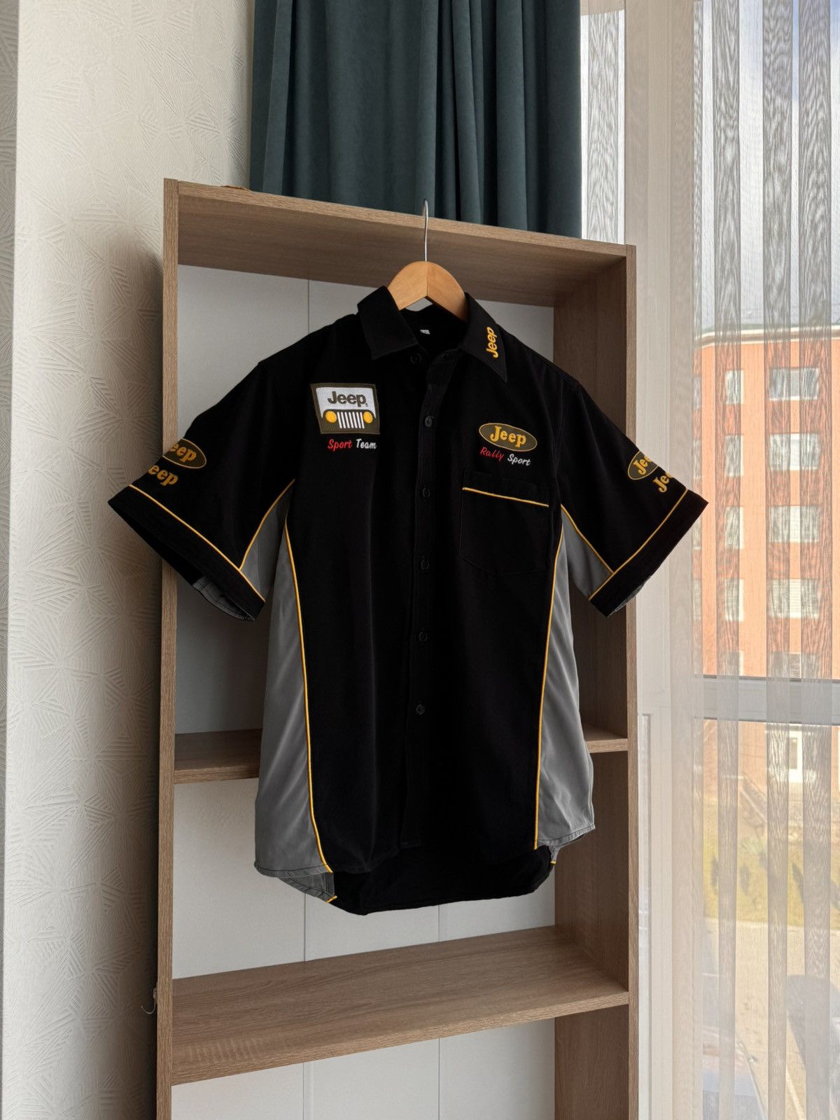 Jeep × Vintage Vintage Jeep Racing Rally Team Button Up Shirt Size US M / EU 48-50 / 2 - 6 Thumbnail