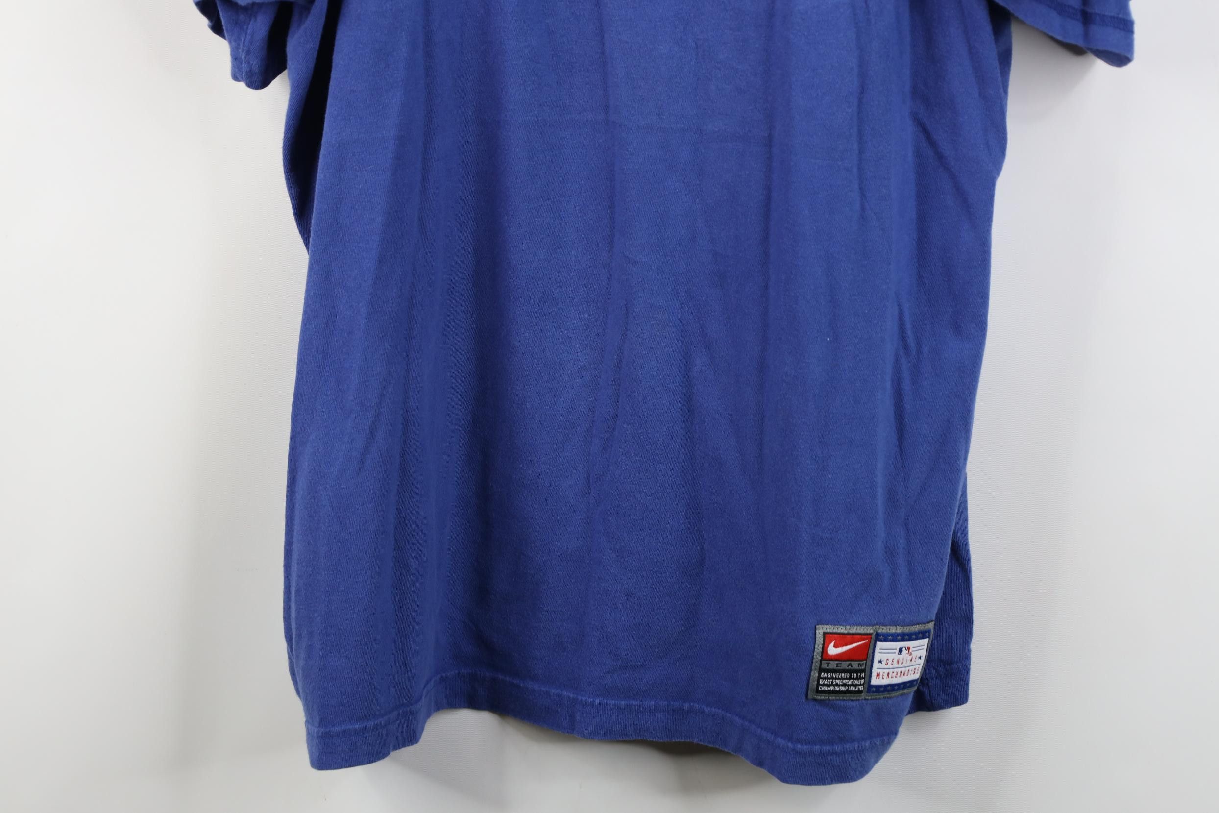 Nike Vintage Nike Swoosh Chicago Cubs Baseball T-Shirt Blue Size US XL / EU 56 / 4 - 3 Thumbnail