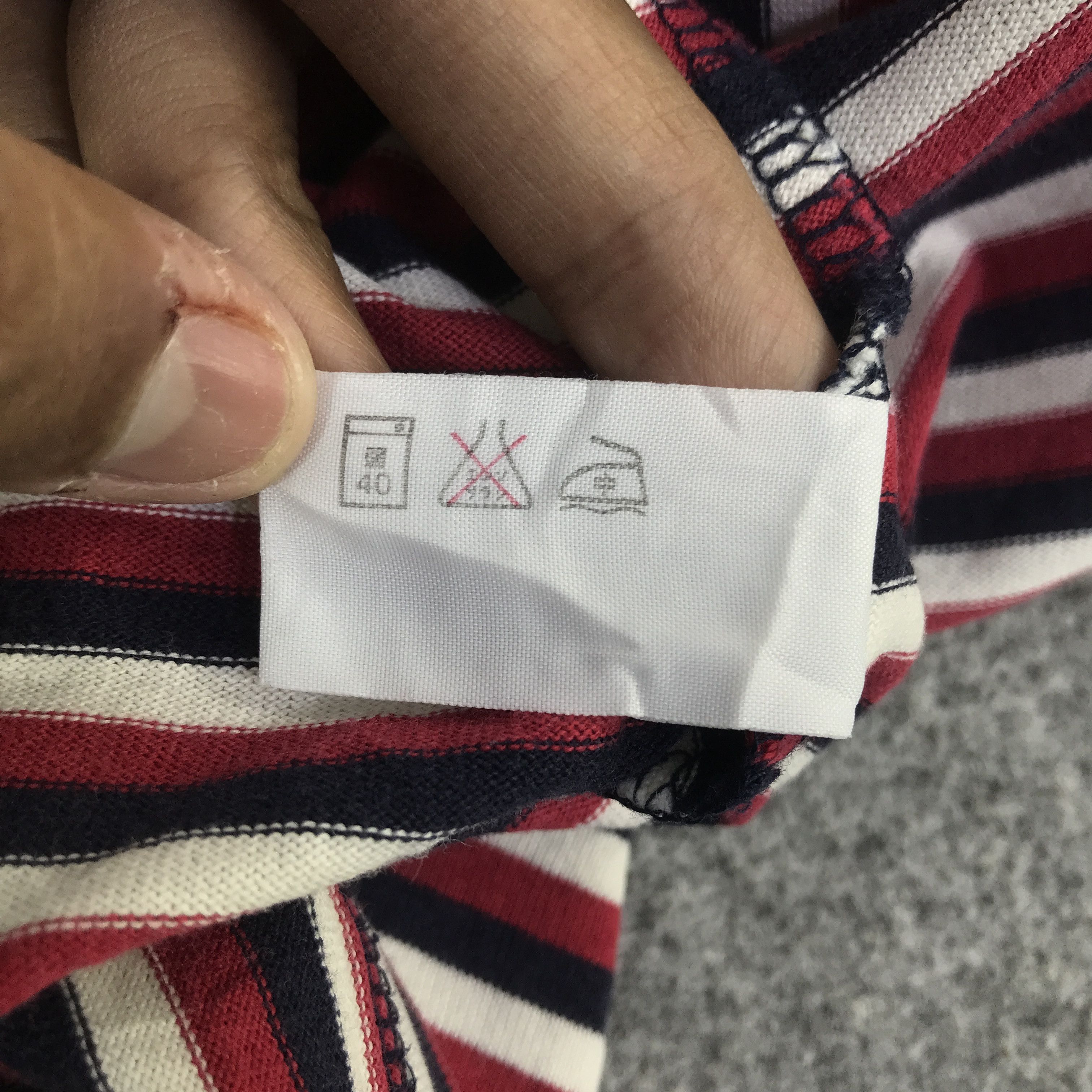 Blue Blue Japan Blue-blue Japan striped design t-shirts K93B24 Size US M / EU 48-50 / 2 - 9 Thumbnail