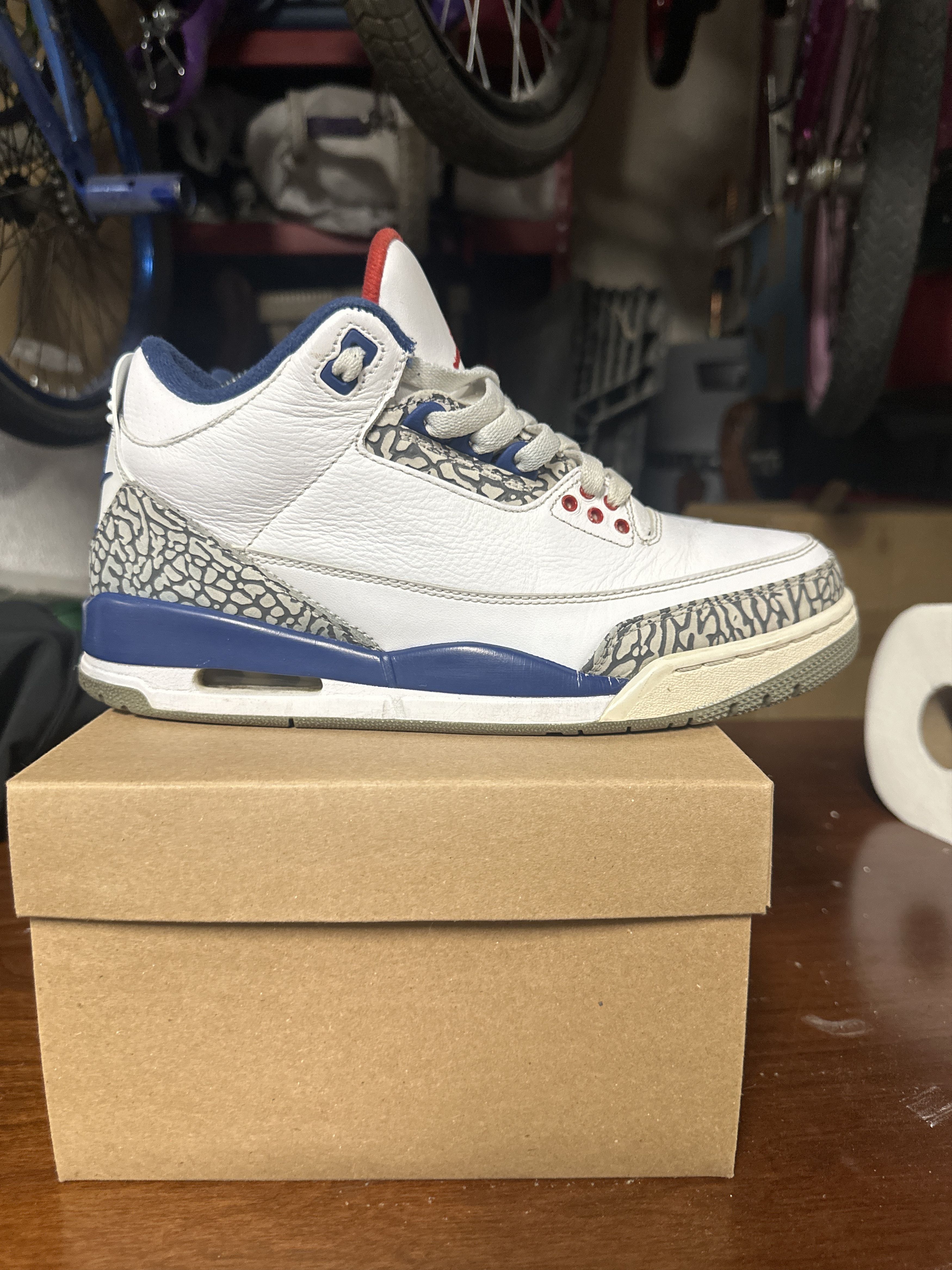Jordan Brand × Nike Jordan 3 True blue 2016 Size US 8.5 / EU 41-42 - 3 Thumbnail