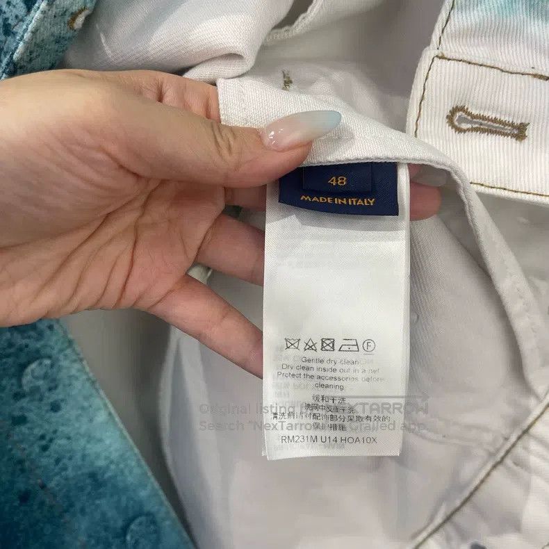 Louis Vuitton Louis Vuitton Gradient blue starry sky denim jacket Size US M / EU 48-50 / 2 - 3 Thumbnail