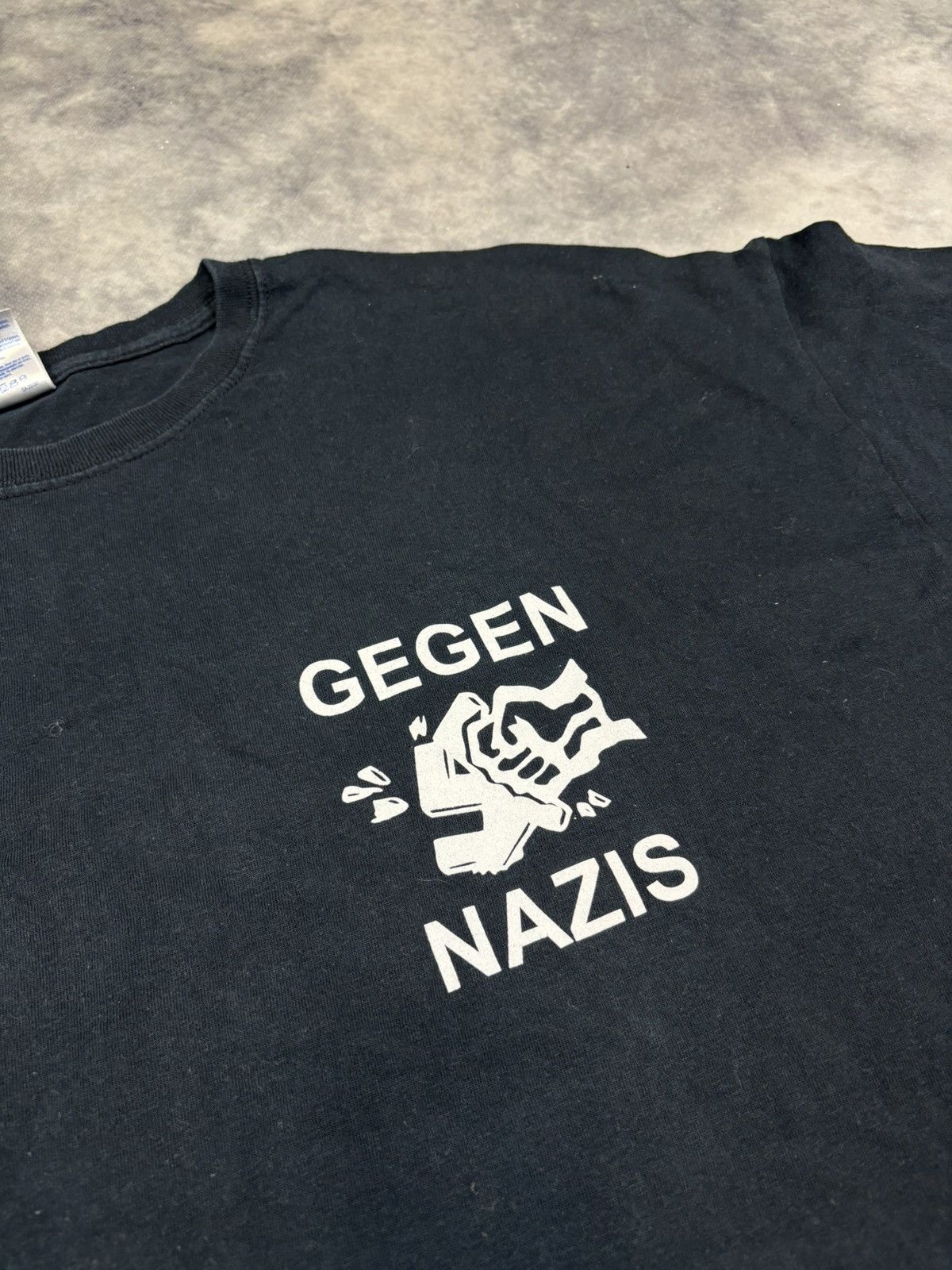 Other Gegen Nazis Graphic t shirt history Avantgarde y2k 90s art Size US XXL / EU 58 / 5 - 4 Thumbnail