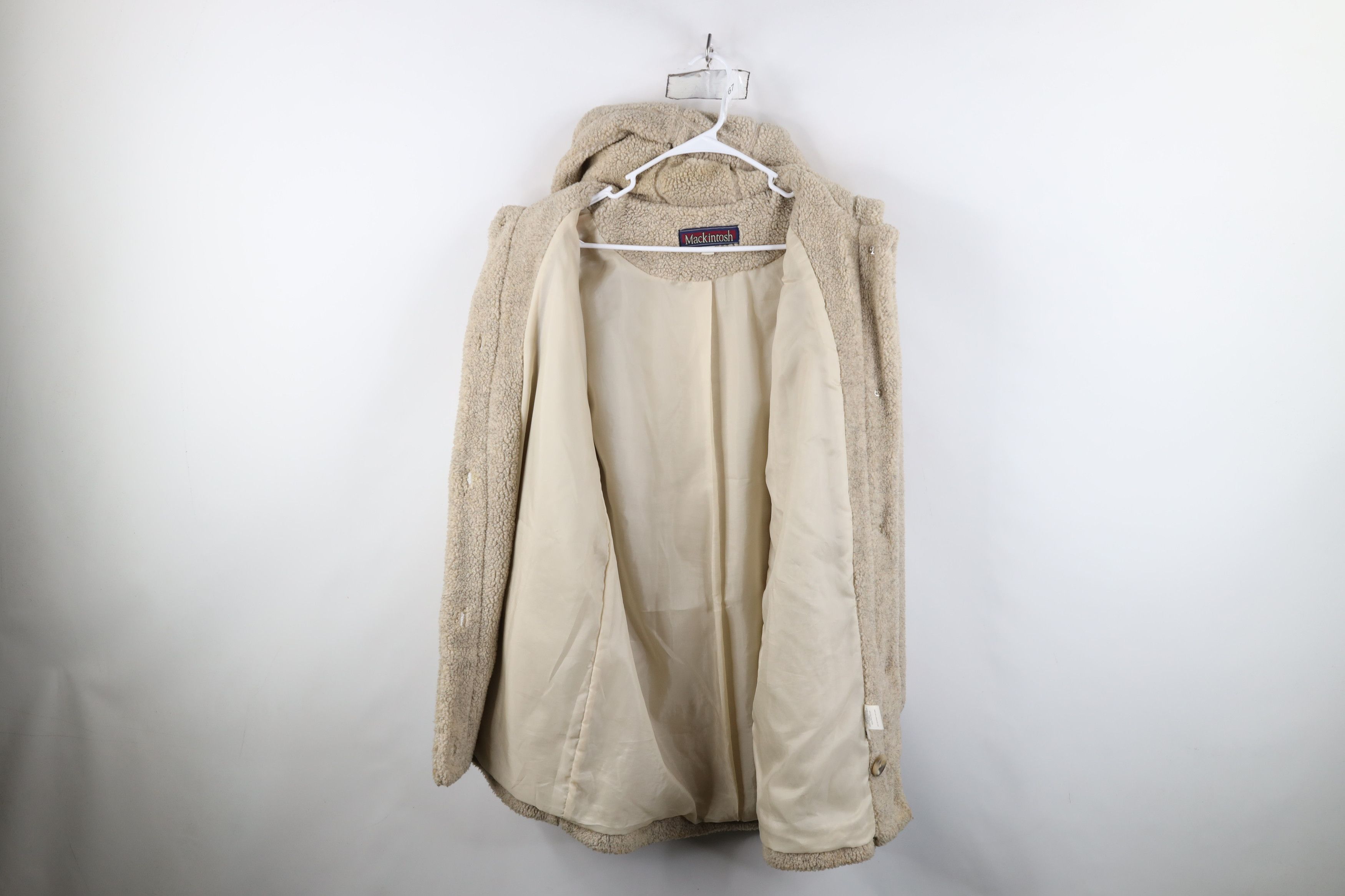 Vintage Vintage 90s Streetwear Pile Fleece Hooded Parka Jacket USA Size M / US 6-8 / IT 42-44 - 11 Thumbnail