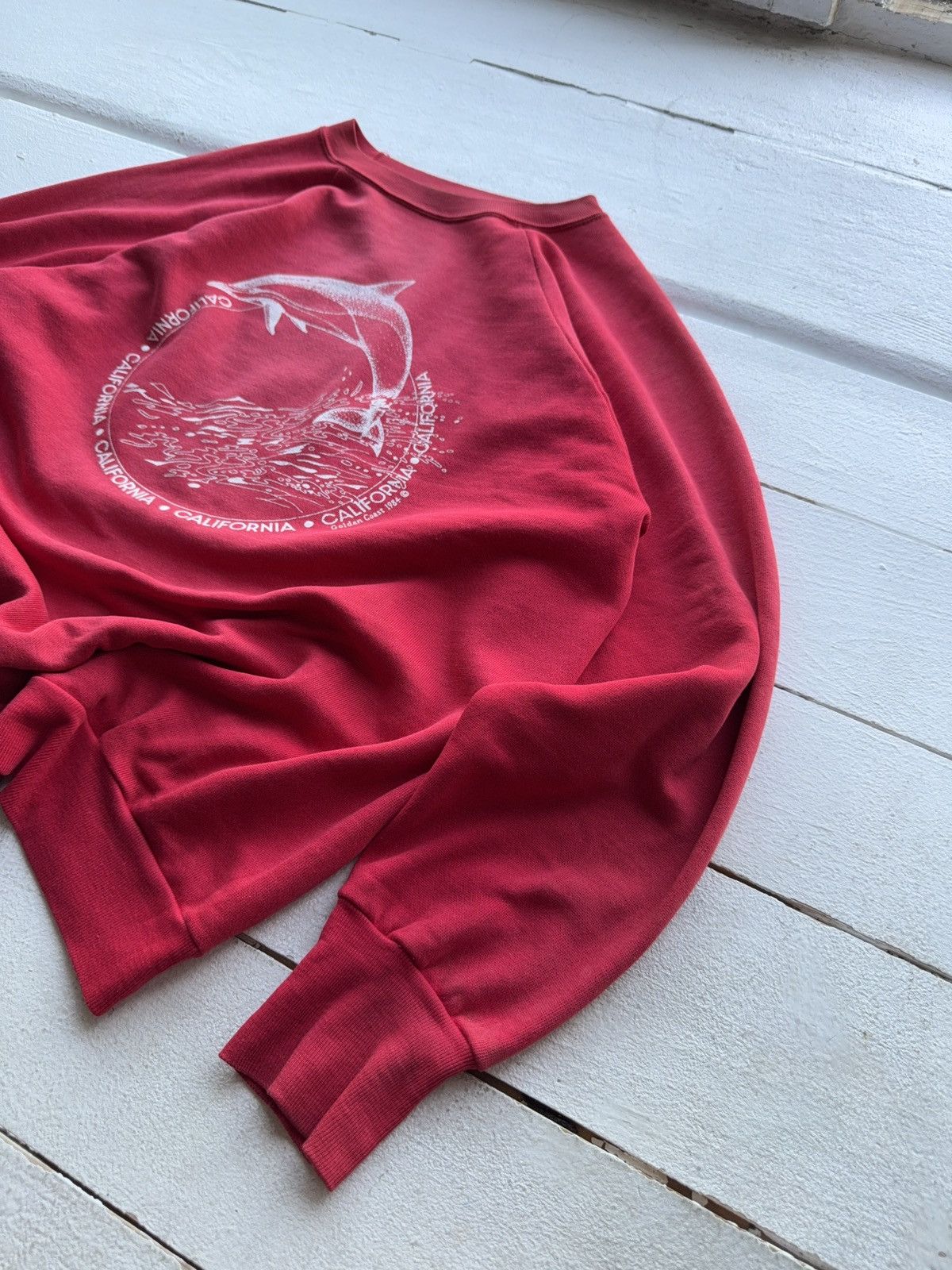 Vintage Vintage 1984 USA California Golden Coast Faded Sweatshirt Size US M / EU 48-50 / 2 - 5 Thumbnail