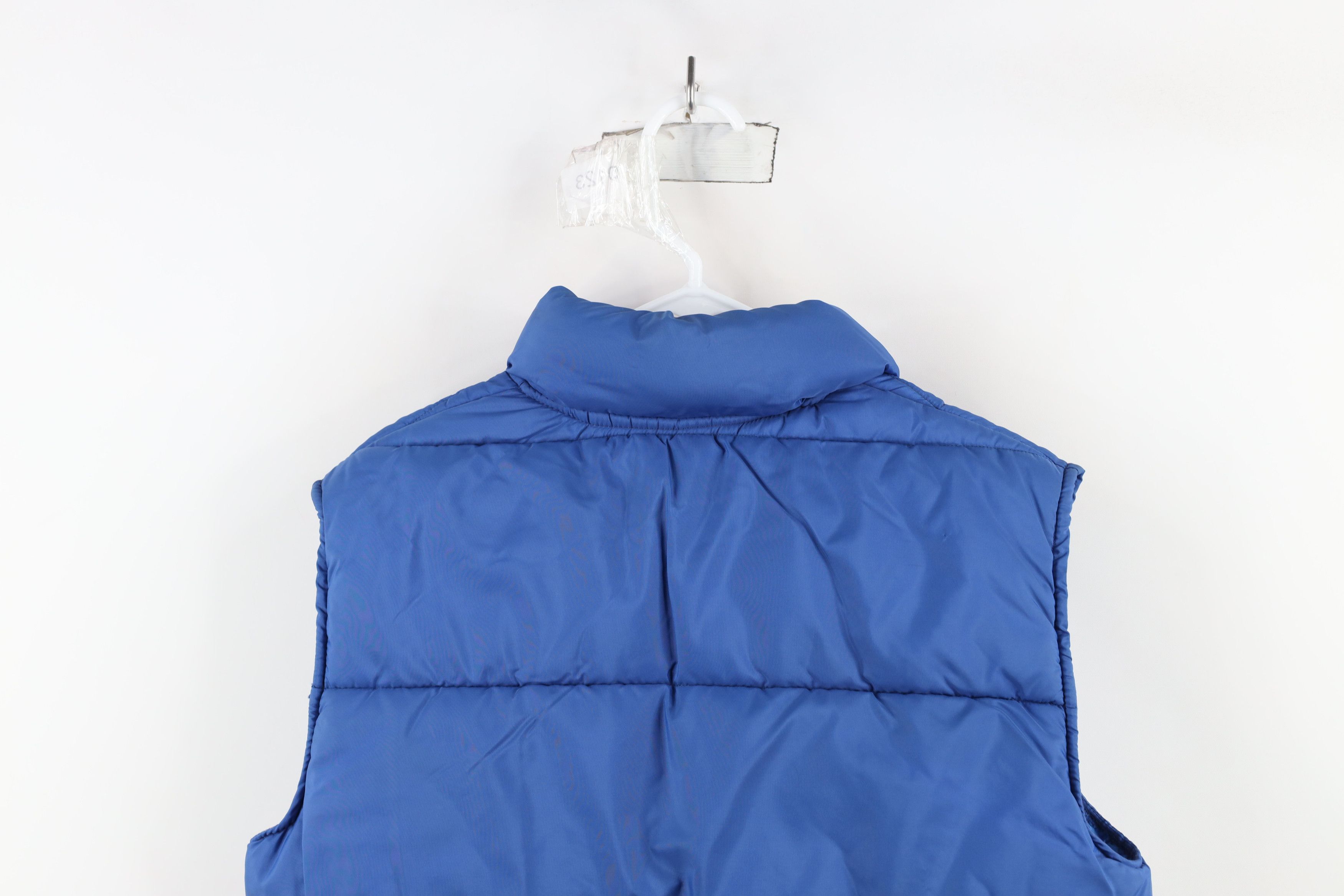Vintage Vintage 70s Streetwear Full Zip Puffer Vest Jacket Blue USA Size US M / EU 48-50 / 2 - 12 Thumbnail