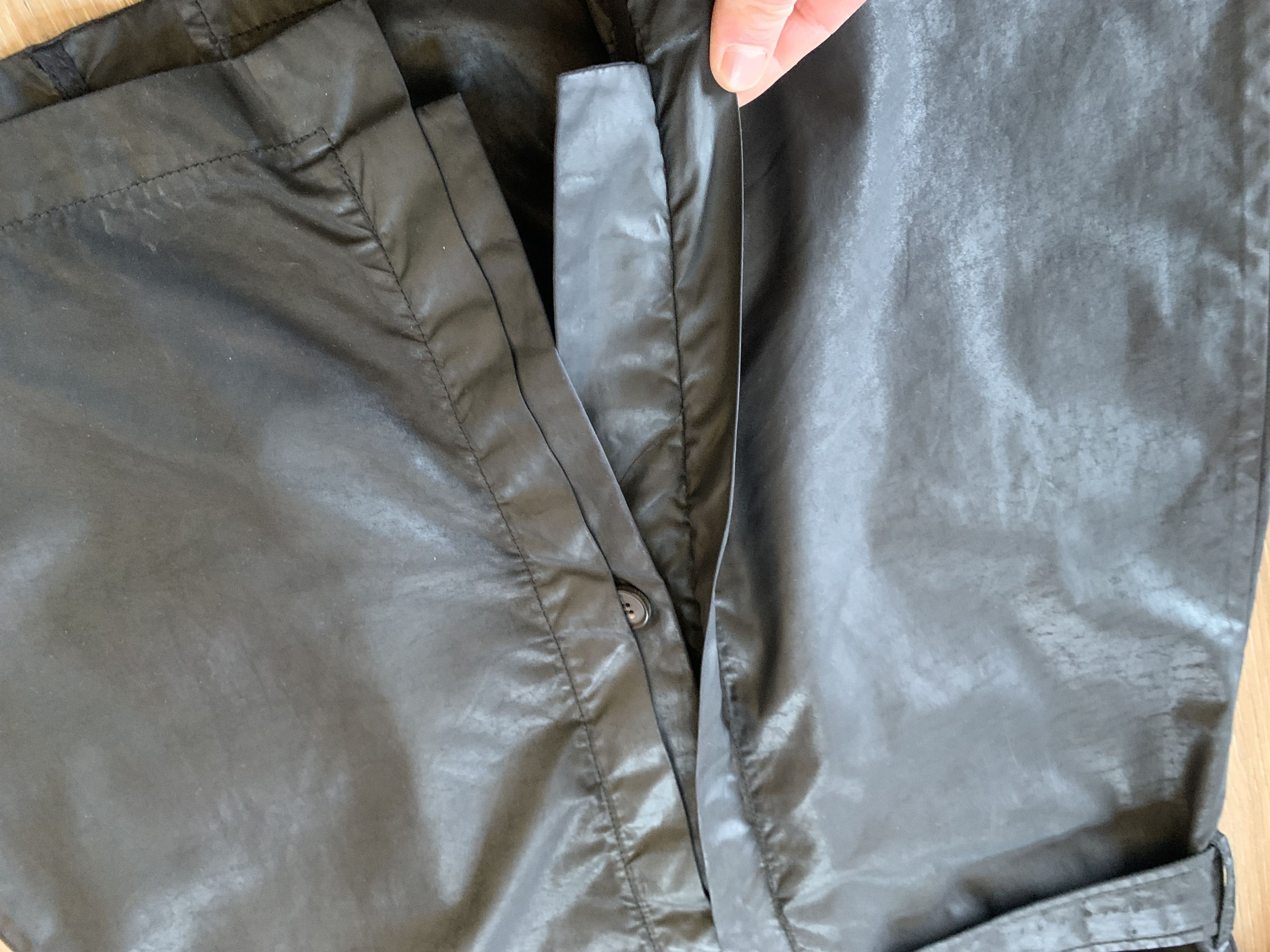 Allsaints Allsaints Spitalfields Waxed Trench Coat Size L / US 10 / IT 46 - 10 Thumbnail