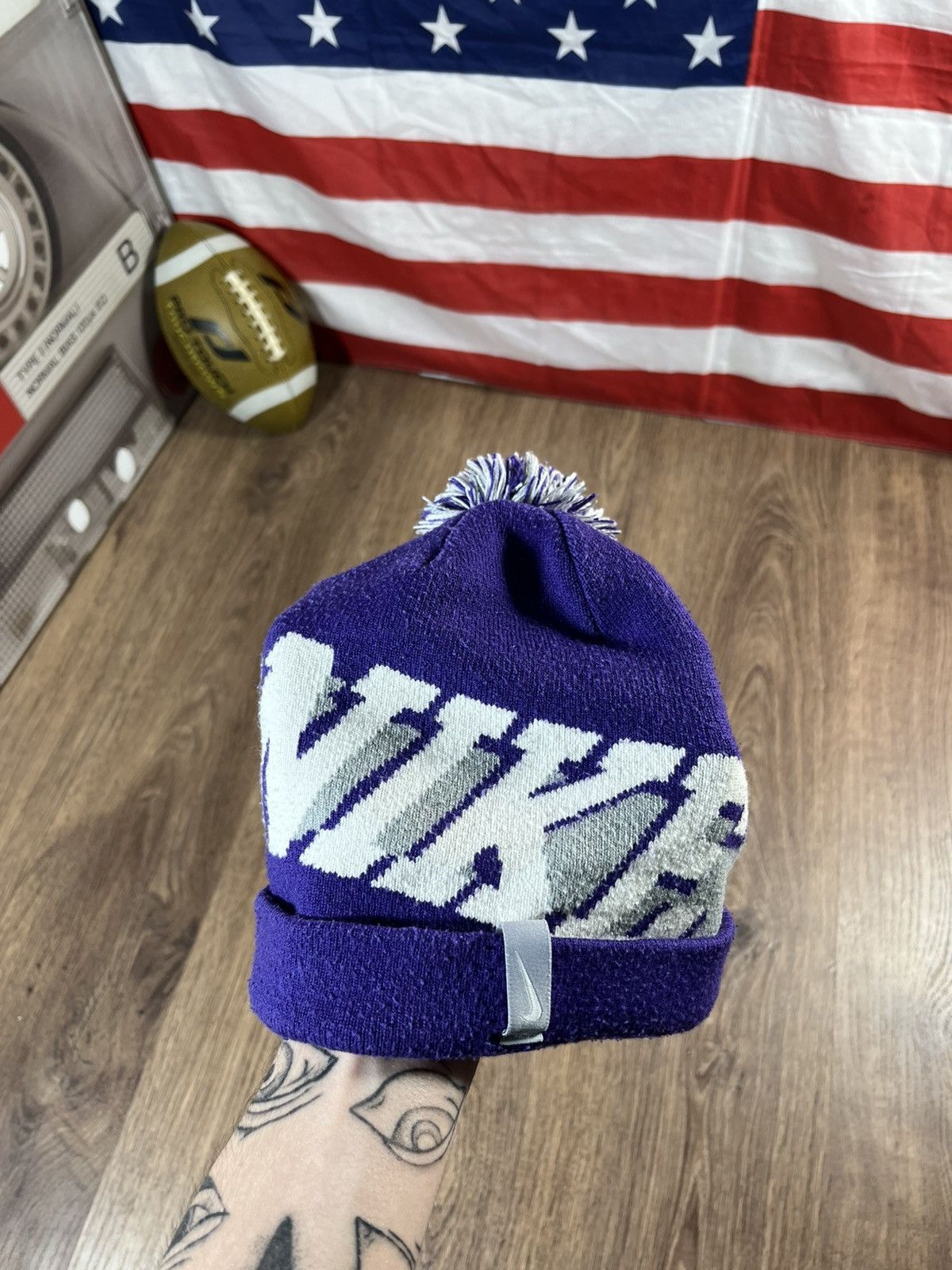 Nike × Vintage Nike Vintage Winter Hat Size ONE SIZE - 1 Thumbnail