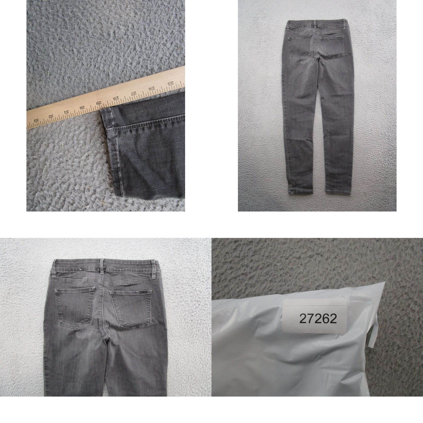 White House Black Market White House Black Market The Jegging Jeans Women's Size 4 Gray Stretch Size 27" / US 4 / IT 40 - 9 Thumbnail