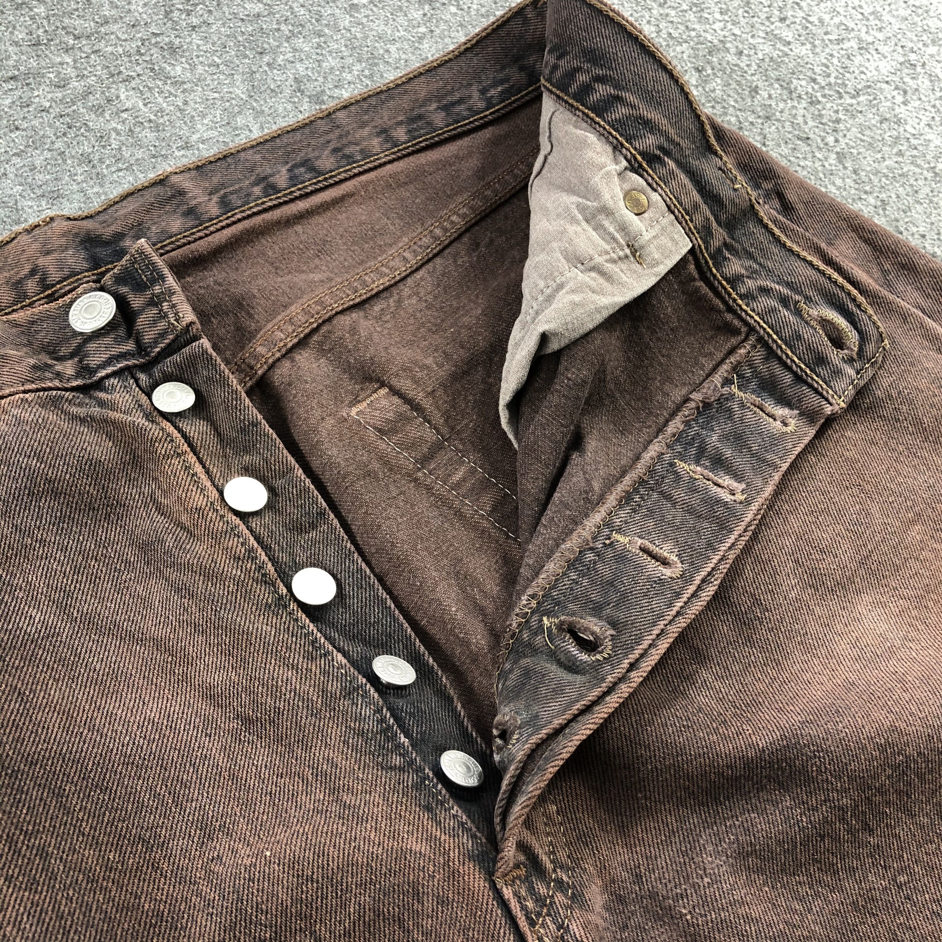 Levi's 90s Vintage Levis 501 Jeans-J1529 Size US 37 - 9 Thumbnail
