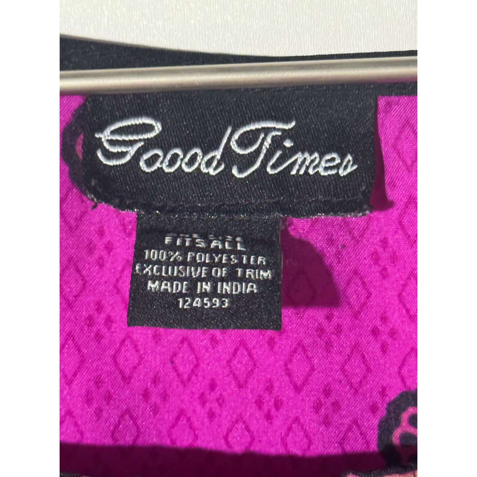 Other Good Times Magenta Kaftan Cover-Up One Size Tunic Dress Size ONE SIZE - 6 Thumbnail