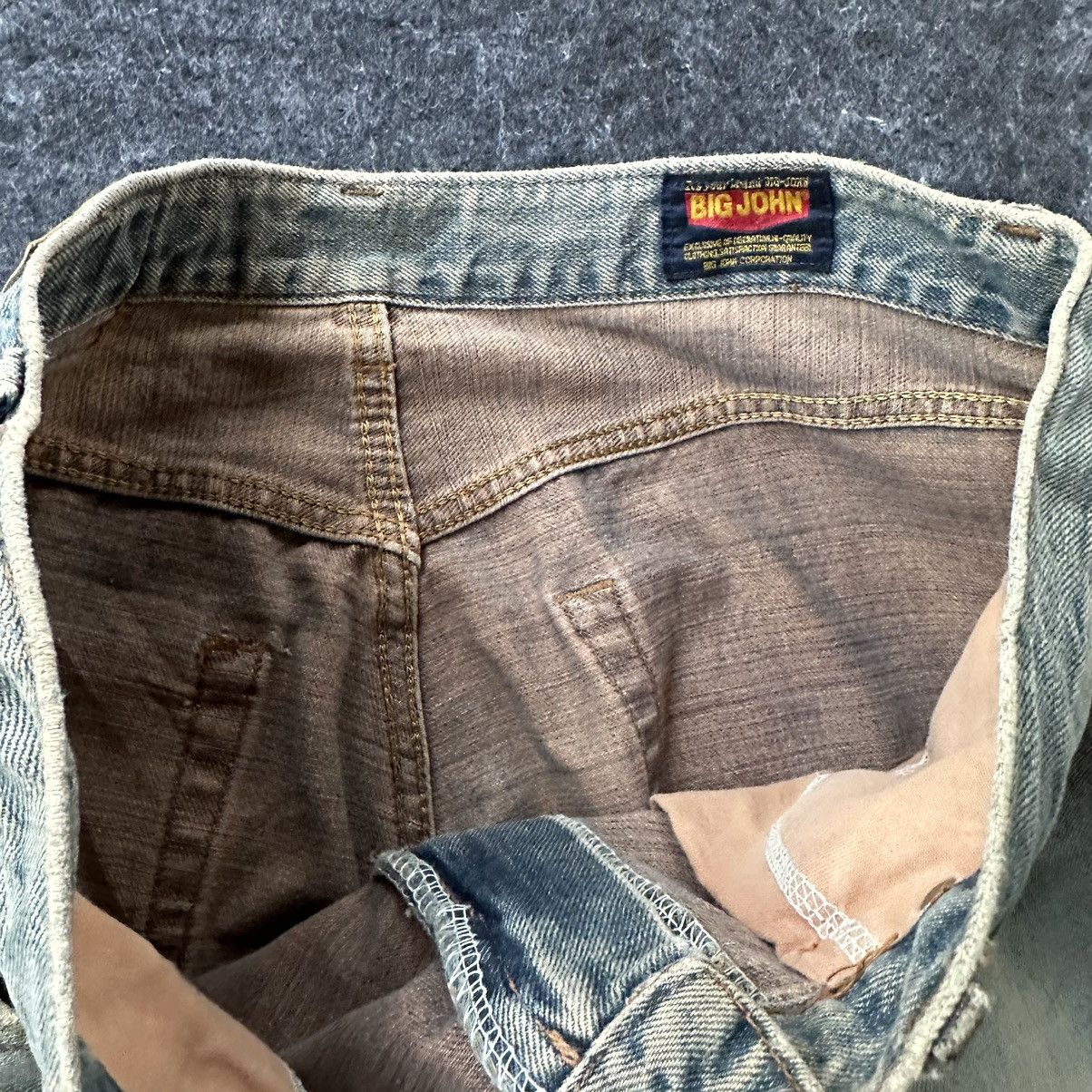 Big John Vintage Big John Regular Baggy Mudwash Denim 32x30 D684 Size US 32 / EU 48 - 15 Thumbnail
