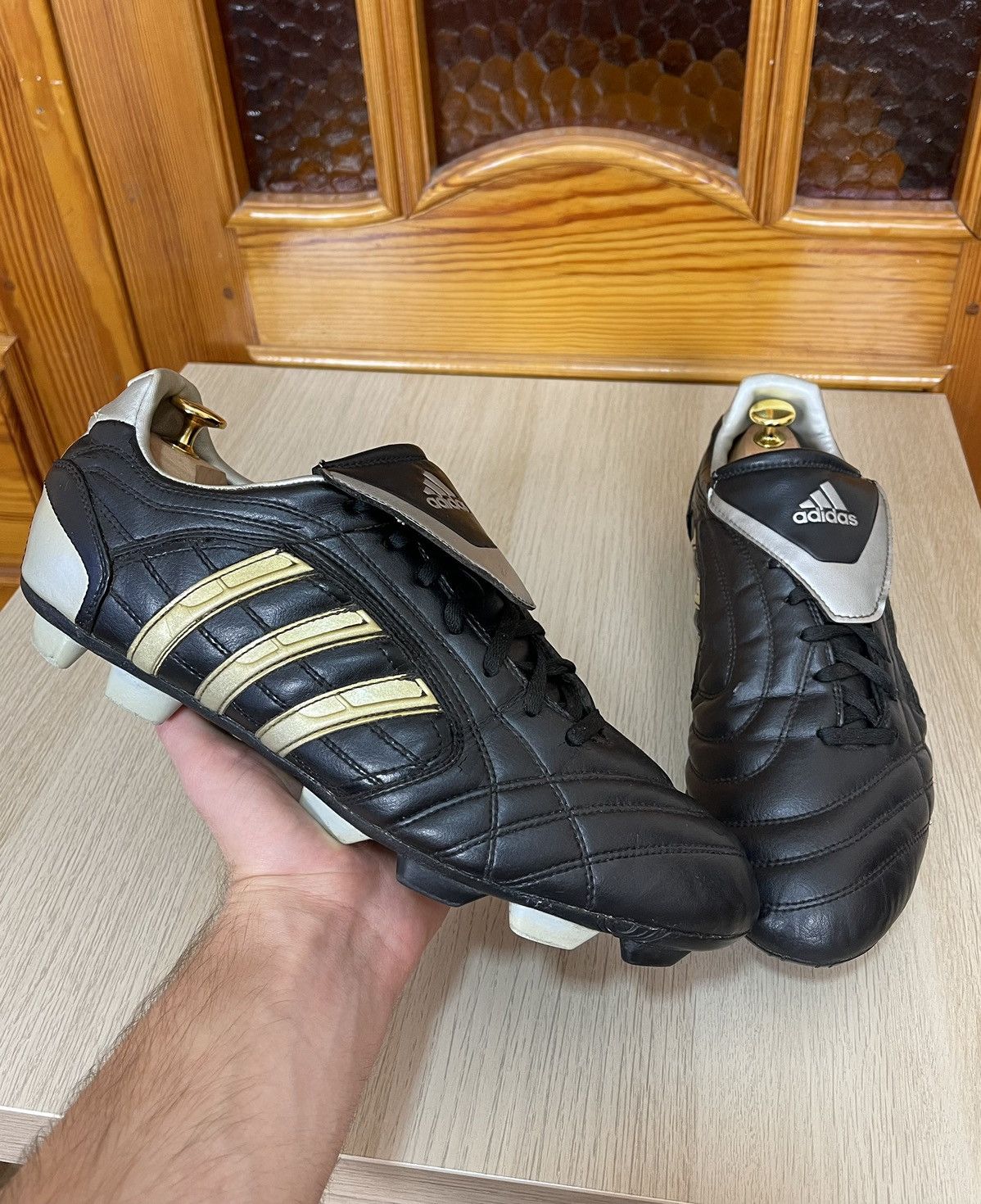 Vintage ⚽️ 2006 Vintage Adidas Predator Pulse Mania SG Football Boots Size US 11.5 / EU 44-45 - 2 Thumbnail