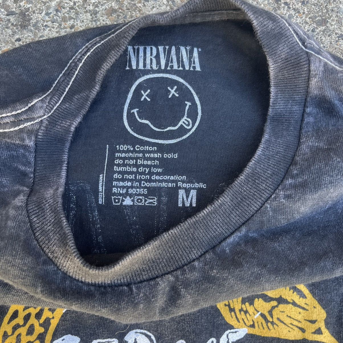 Nirvana Nirvana Band Serve The Servants T-Shirt Black & Gold Size US M / EU 48-50 / 2 - 4 Thumbnail