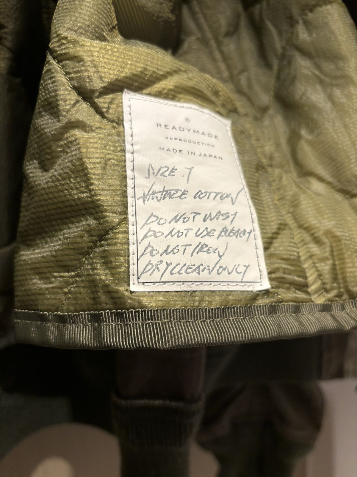 READYMADE Readymade Jesse MA-1 Bomber Jacket Olive Size US M / EU 48-50 / 2 - 9 Thumbnail