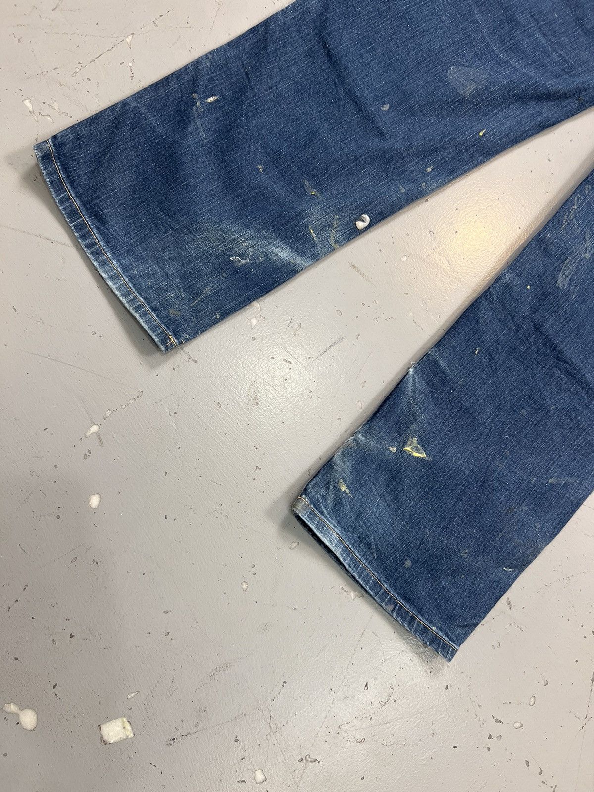 Carhartt Vintage Carhartt double knee paint splatter workwear denim Size US 38 / EU 54 - 14 Thumbnail
