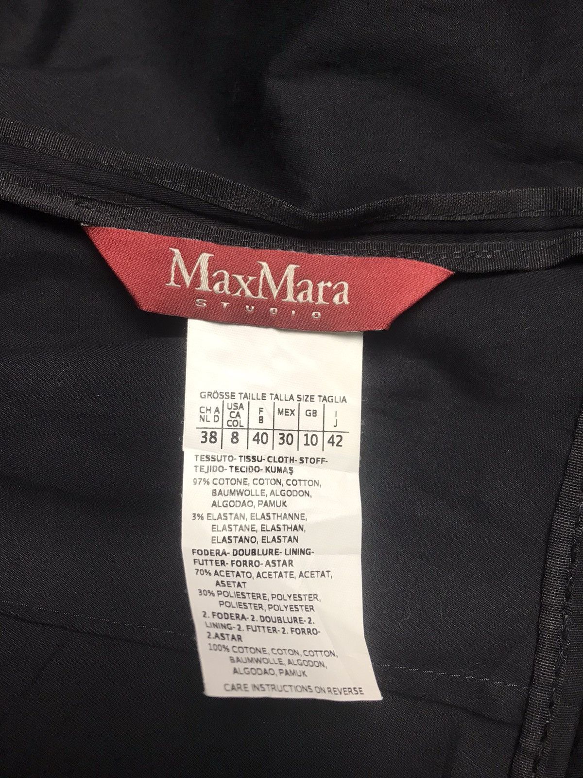 Max Mara Max Mara Studio Cotton Stretch Jacket Size M / US 6-8 / IT 42-44 - 5 Thumbnail