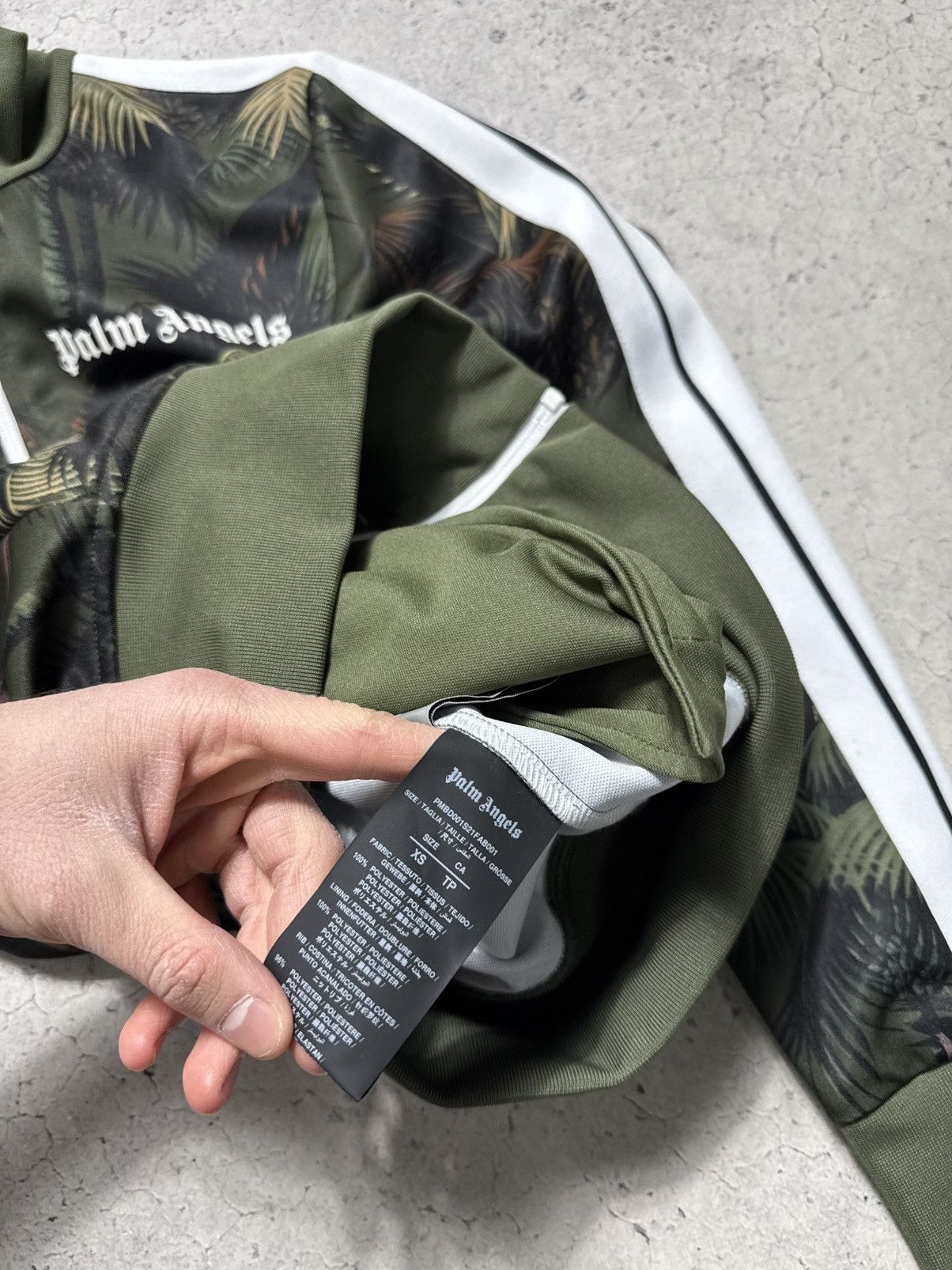 Palm Angels Palm Angels Jungle Full Zip Track Jacket Luxury Size XS Size US XS / EU 42 / 0 - 9 Thumbnail