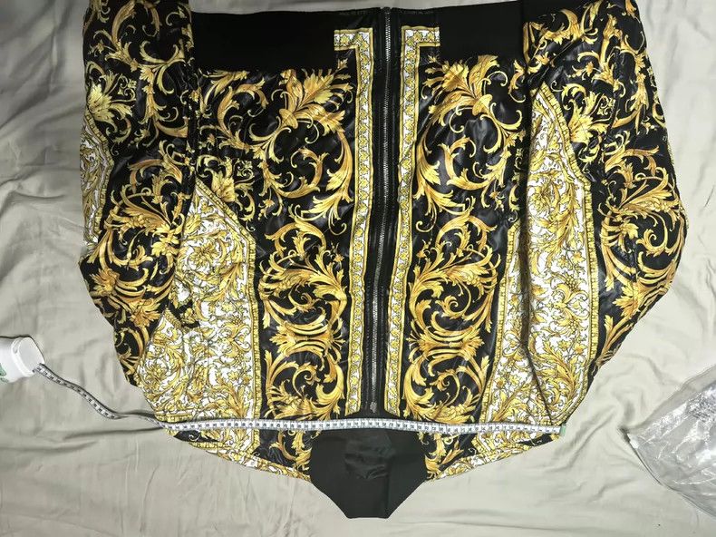 Versace Versace main line luxury printed cotton jacket - dmc Size US XXL / EU 58 / 5 - 1 Thumbnail