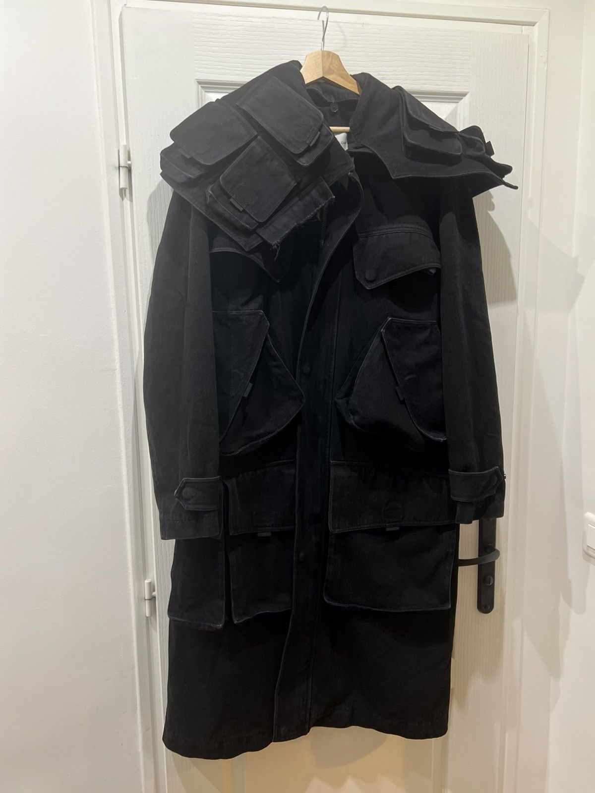 Feng Chen Wang Manteau oversized collar multi pocket Feng Chen Wang Size US M / EU 48-50 / 2 - 1 Thumbnail
