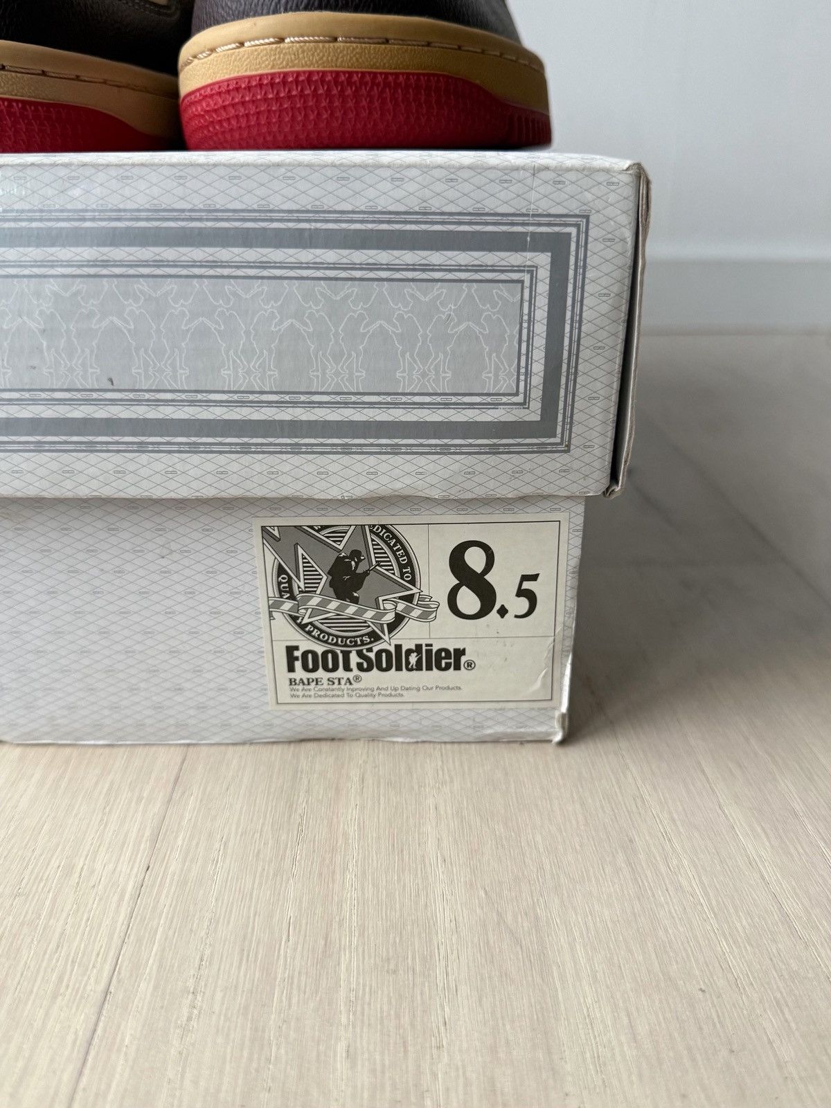 Bape 2007 Bapesta Low Kanye West College Drop Out Size US 8.5 / EU 41-42 - 11 Thumbnail