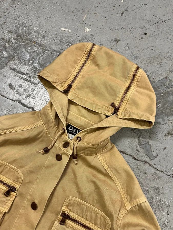 Dolce & Gabbana AW2003 Dolce & Gabbana Multi Pocket Cargo Beige Jacket Size US S / EU 44-46 / 1 - 6 Thumbnail