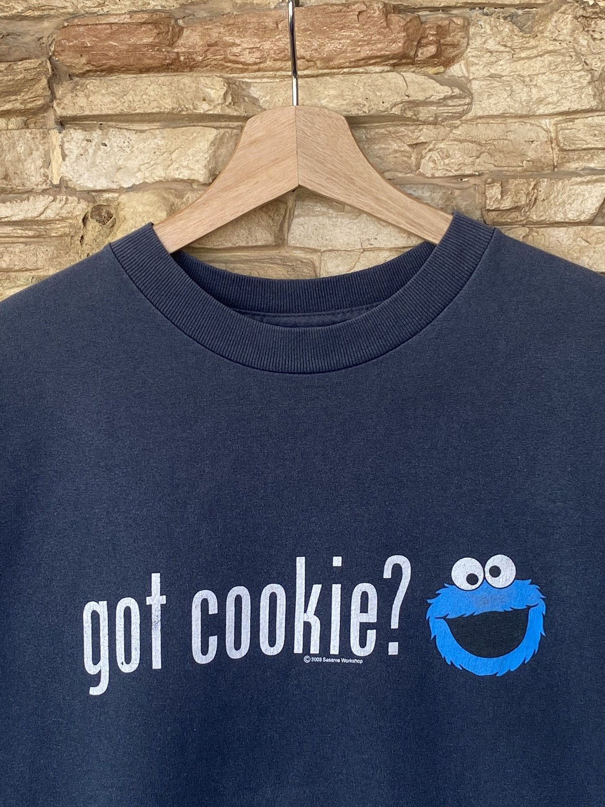 Vintage Rare 2003 Vintage Cookies Monster Sesame Street Workshop Tee Size US M / EU 48-50 / 2 - 4 Thumbnail