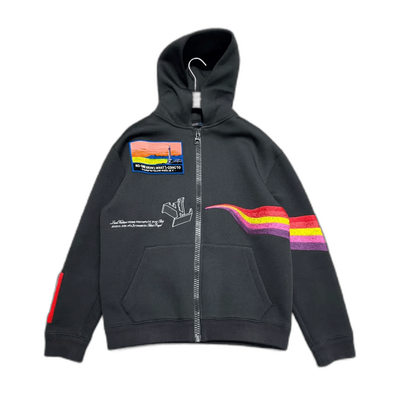 Louis Vuitton Louis Vuitton 3D Padded Embroidered Hoodie