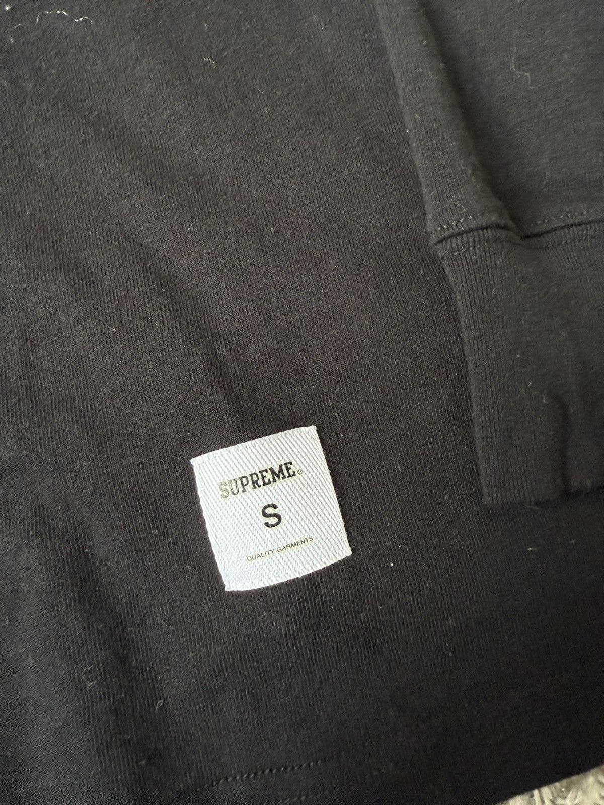 Supreme Unisex Black Supreme Crewneck Shirt Size US S / EU 44-46 / 1 - 3 Thumbnail