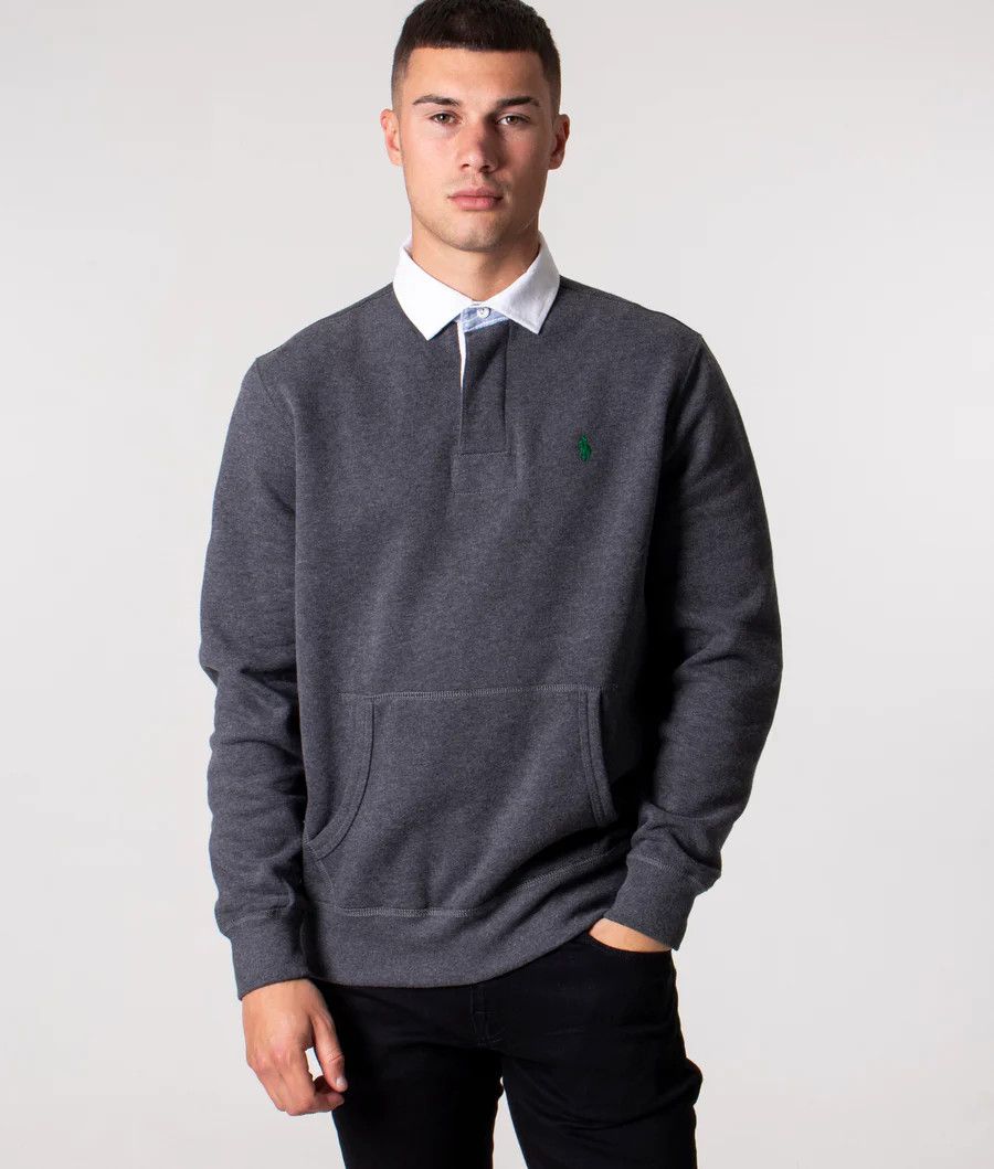Polo Ralph Lauren POLO Ralph Lauren Rugby Sweatshirt Top Cabin Fleece Size US M / EU 48-50 / 2 - 2 Thumbnail