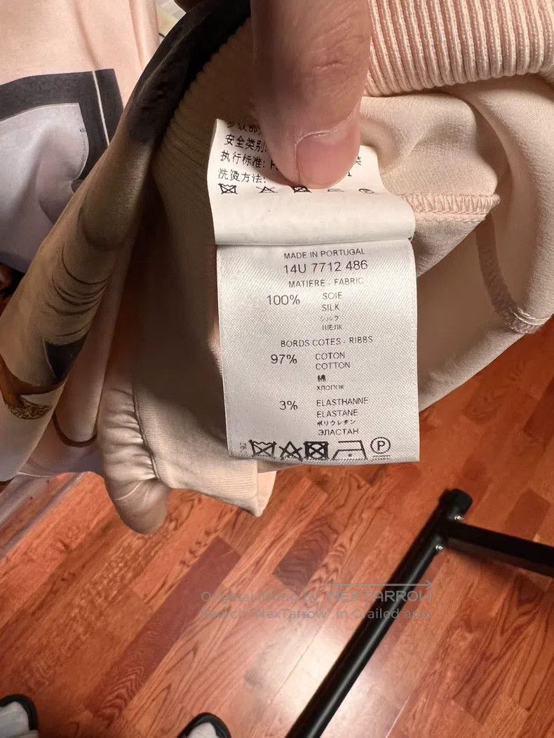 Givenchy Givenchy Bambi print silk hooded sweatshirt, flesh pink Size US M / EU 48-50 / 2 - 6 Thumbnail