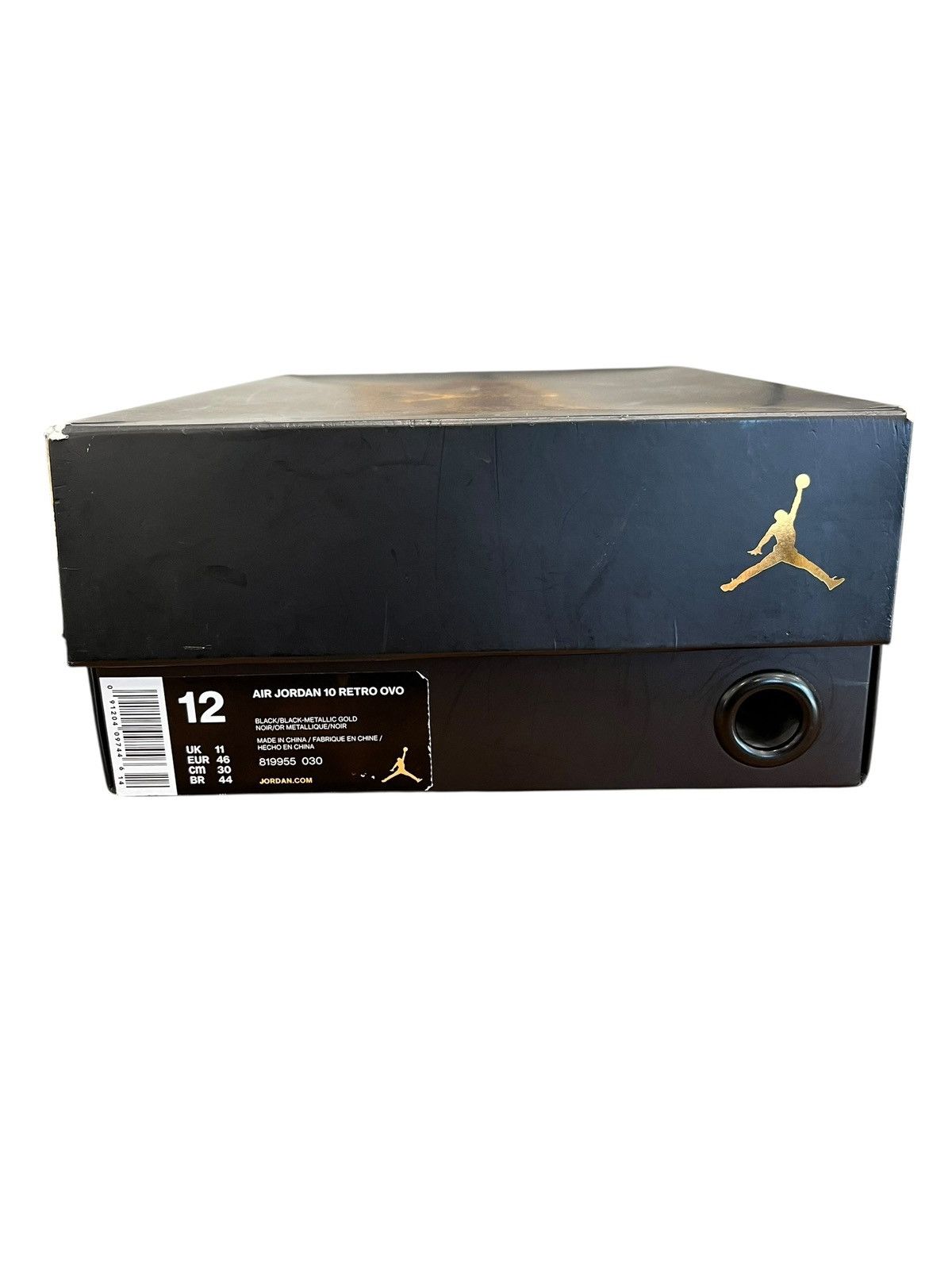 Jordan Brand Jordan 10 Retro OVO Black Size US 12 / EU 45 - 8 Thumbnail