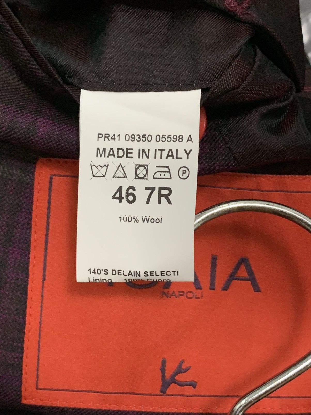 Isaia Napolii ISAIA NAPOLI GREGORY PLAID PATTERN TAILORED JACKET Size 46R - 11 Thumbnail