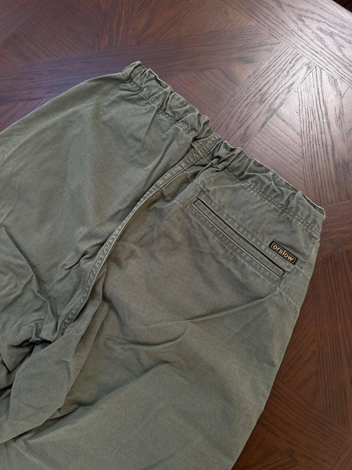 Orslow orSlow Olive Green Ripstop Pleated Easy Pants Size US 26 / EU 42 - 6 Thumbnail